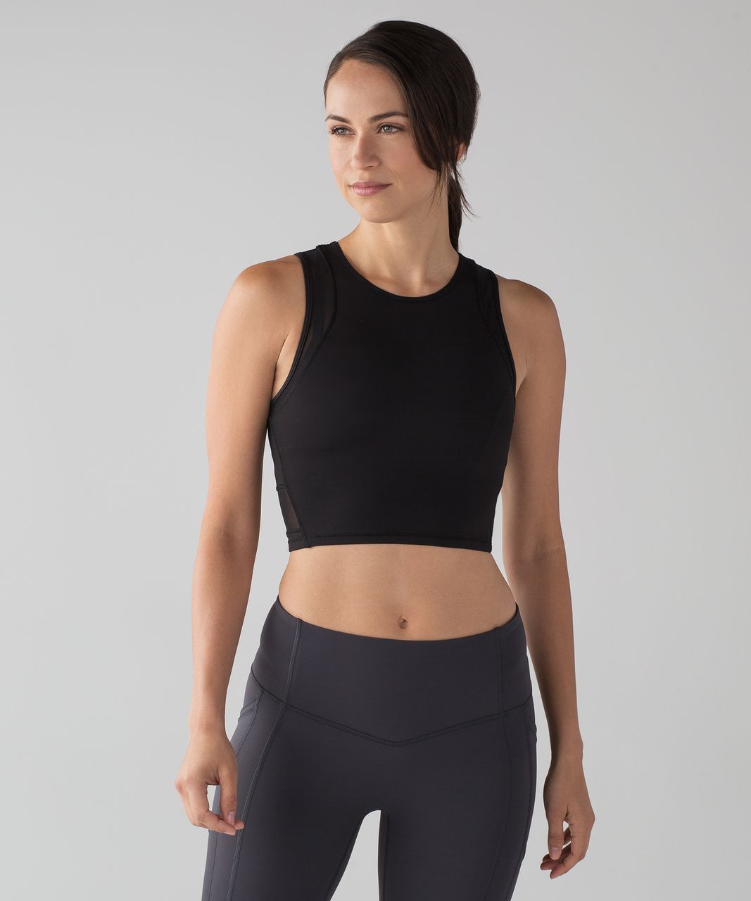 NWT Lululemon Sheer Cropped Tank 10 white