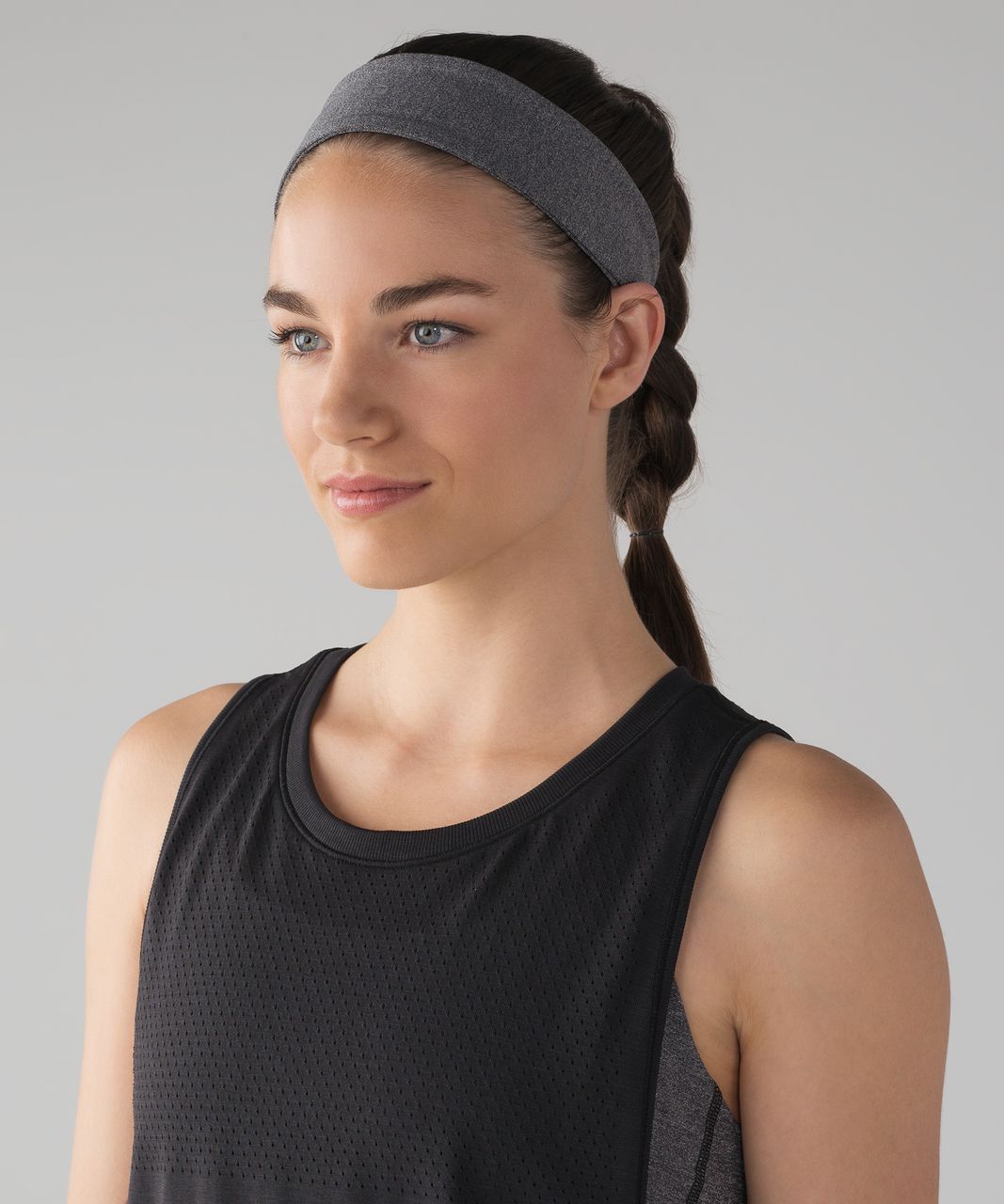 Lululemon Fly Away Tamer Headband II *Luxtreme - Heathered Black