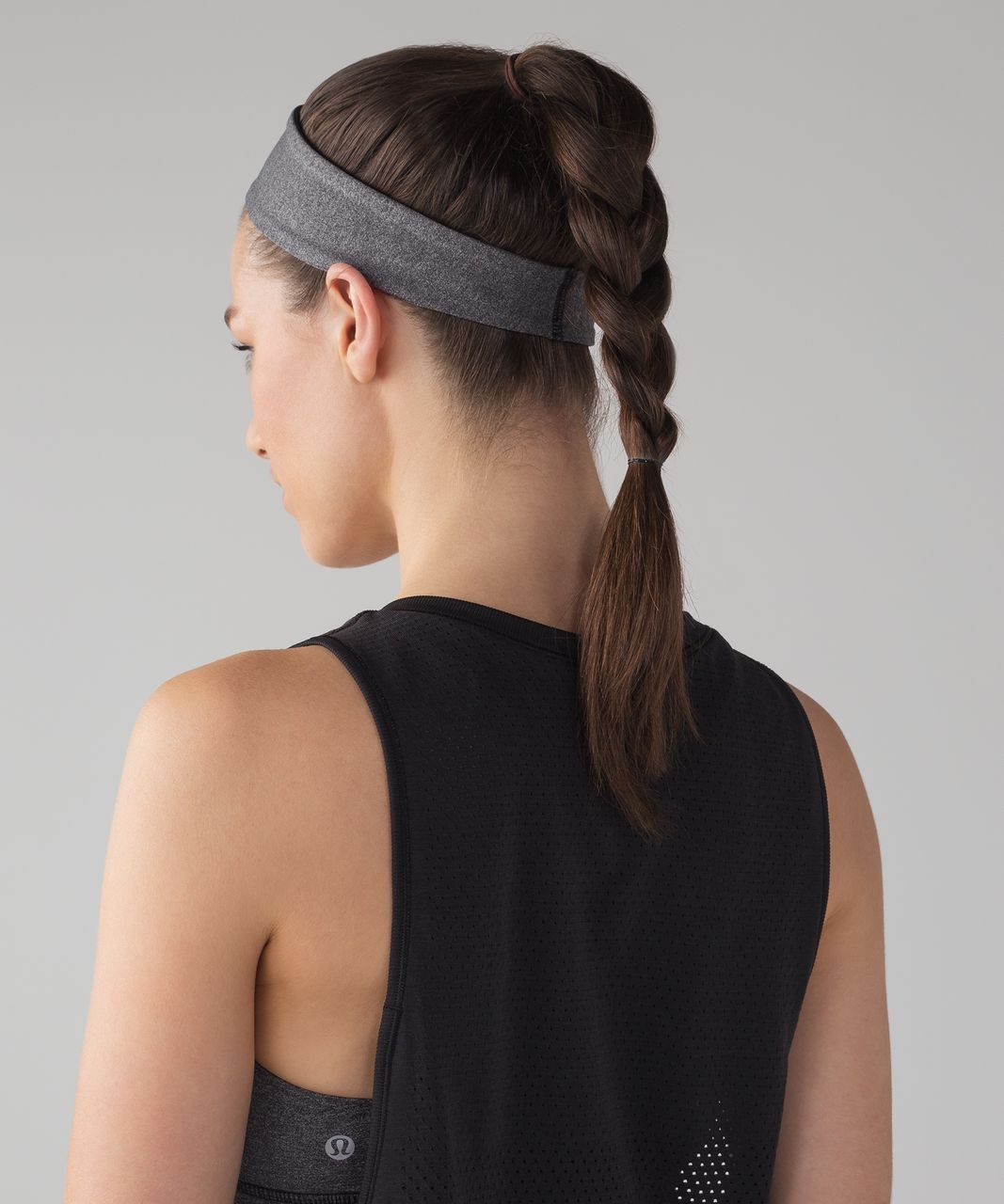 Lululemon Fly Away Tamer Headband II *Luxtreme - Heathered Black