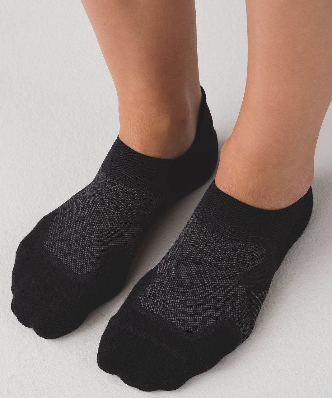 Lululemon Speed Sock (Silver) - Black