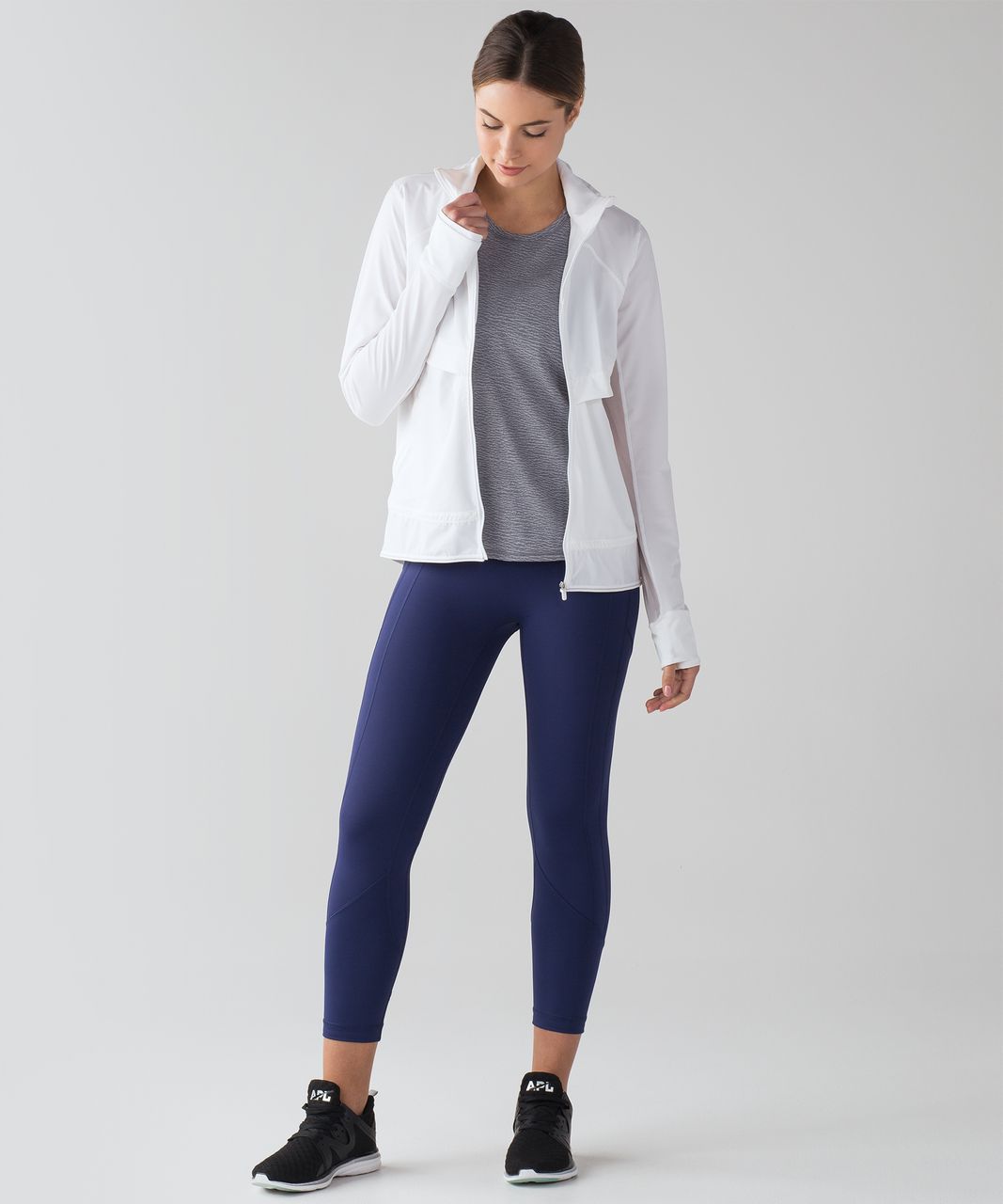 Lululemon All The Right Places Crop II *23" - Blueberry Jam