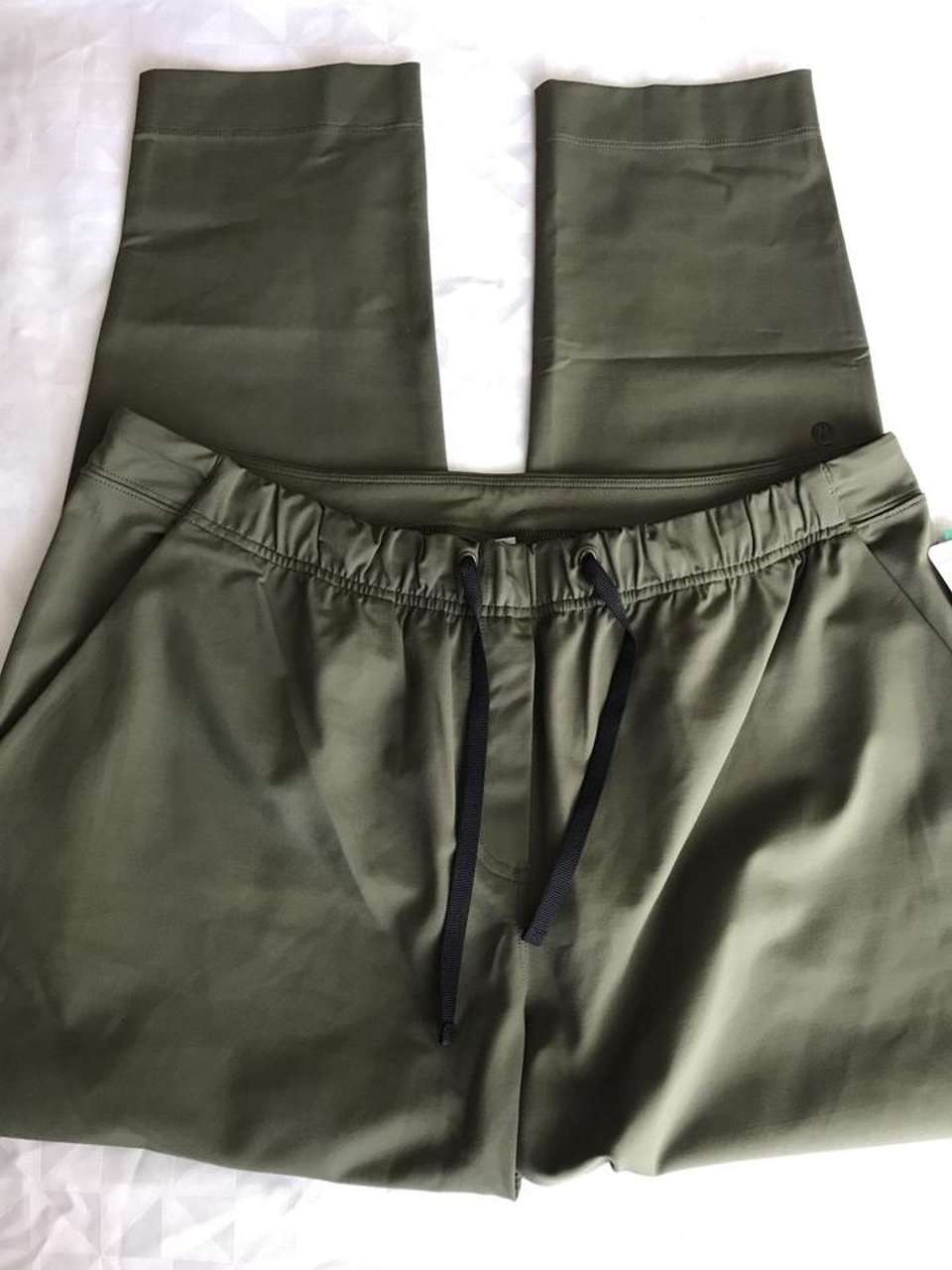 Lululemon Jet Crop Slim Pants Fatigue Green Size 4 - $68 - From