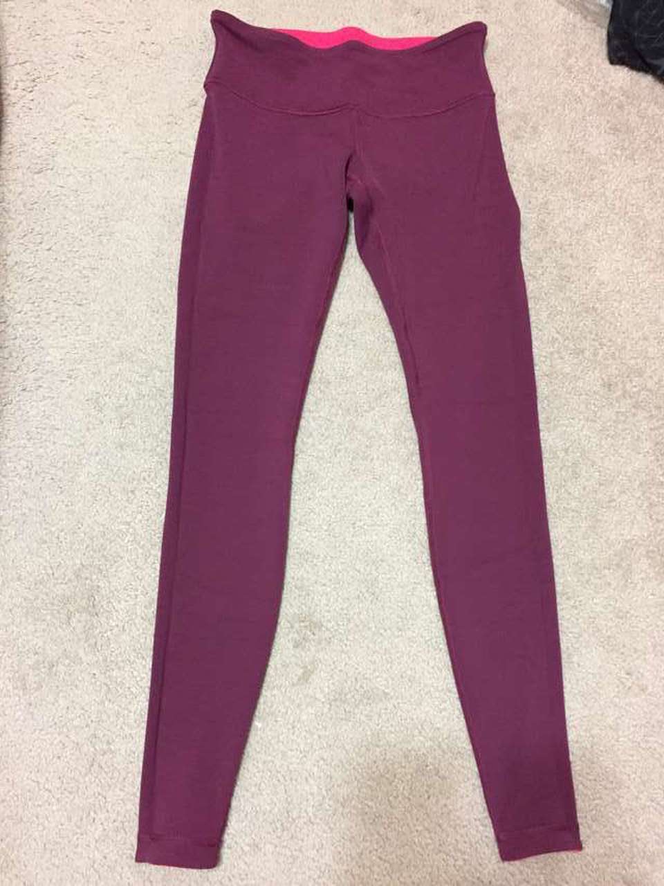 Lululemon Wunder Under Pant III (Reversible) - Boom Juice / Red Grape