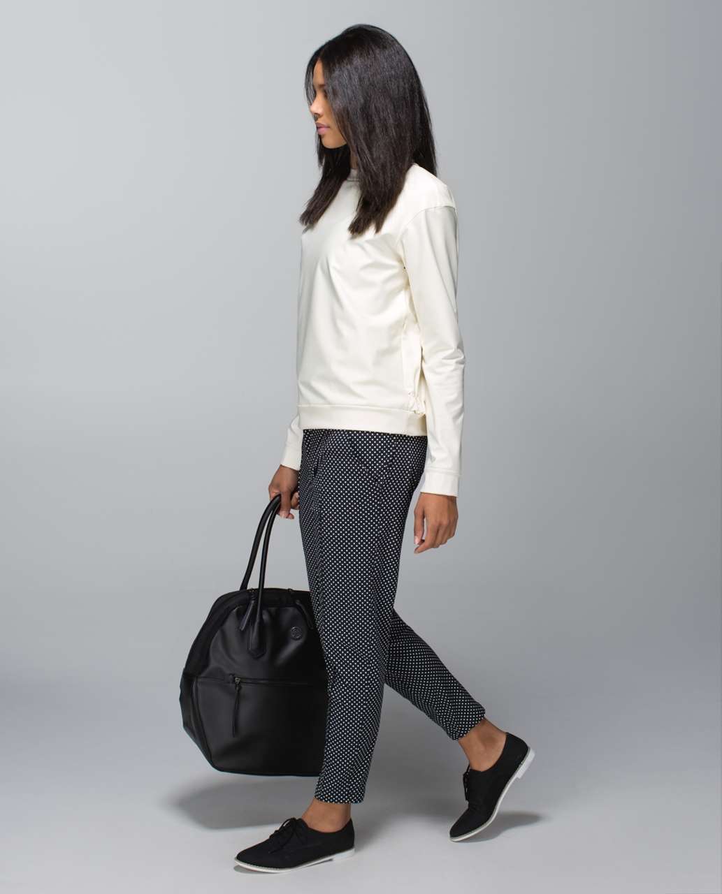 Lululemon Departure Pant - Biggy Dot Printed Black Ghost