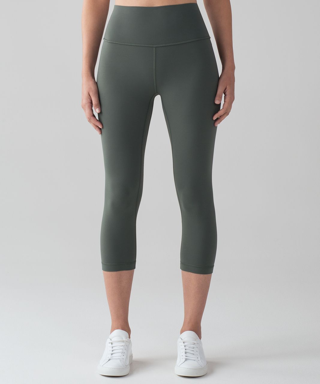 Lululemon Align Crop (19) - Dark Forest - lulu fanatics