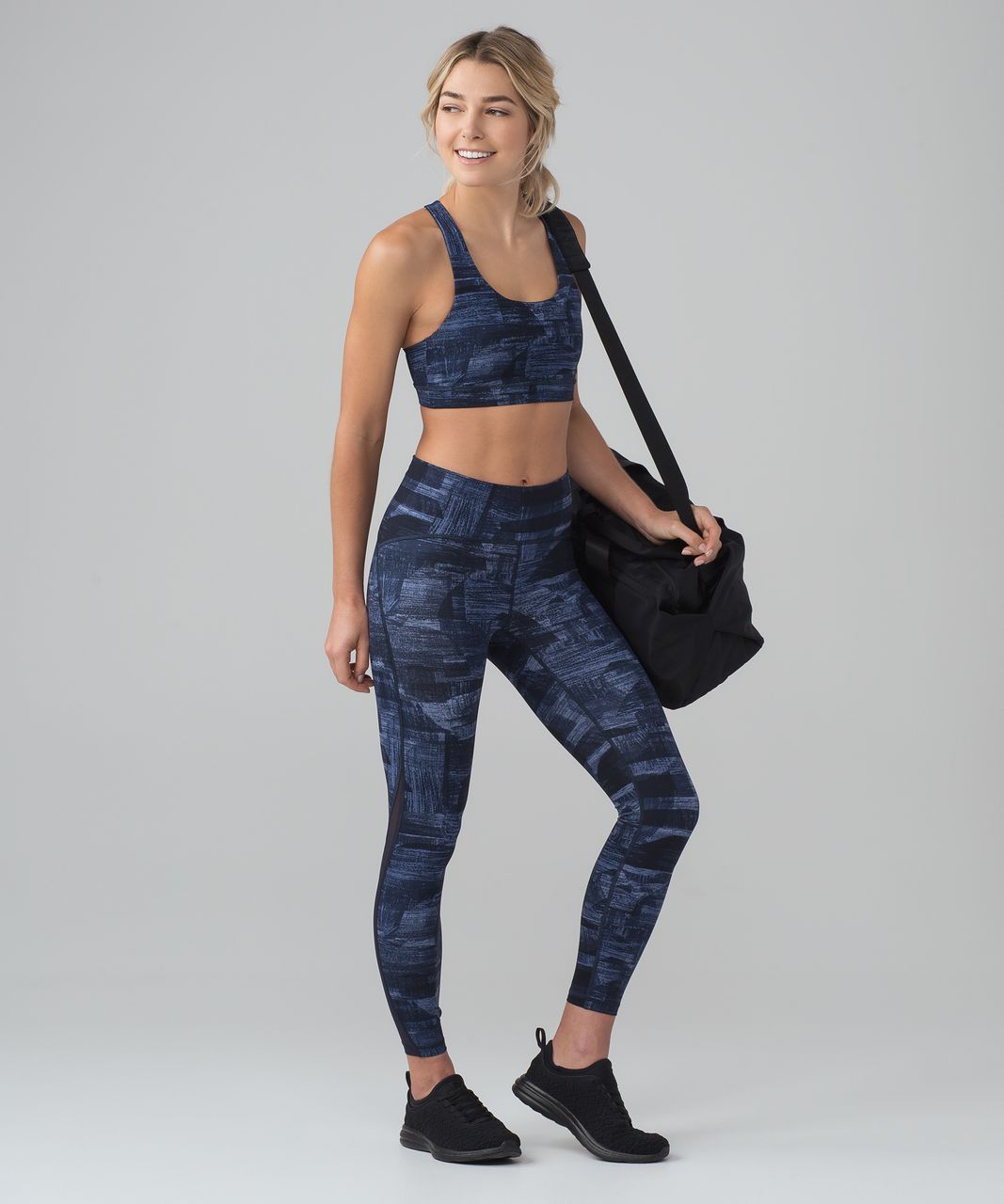 Lululemon Train Times 7/8 Pant *25 Black Full On Luxtreme