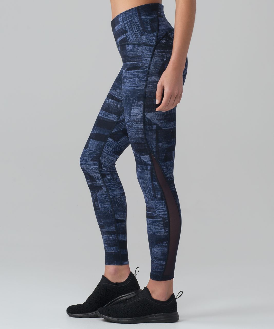 Lululemon Train Times 7/8 Pant *25" - Transition Multi Midnight Navy / Black