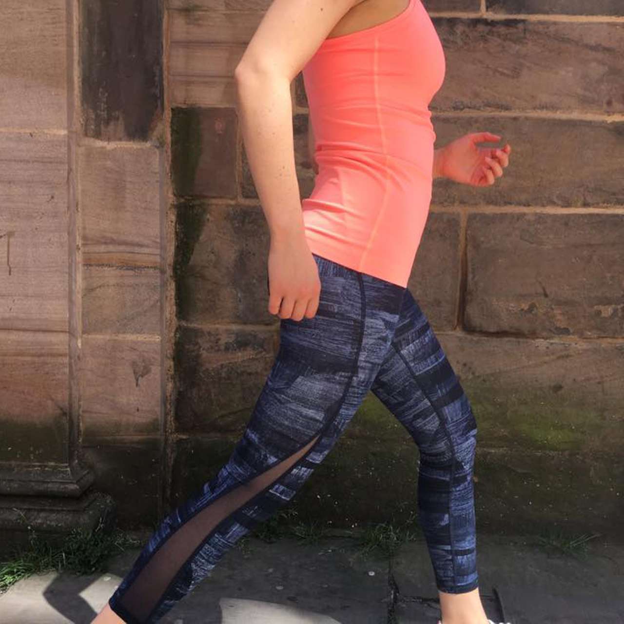 Lululemon Train Times 7/8 Pant *25" - Transition Multi Midnight Navy / Black