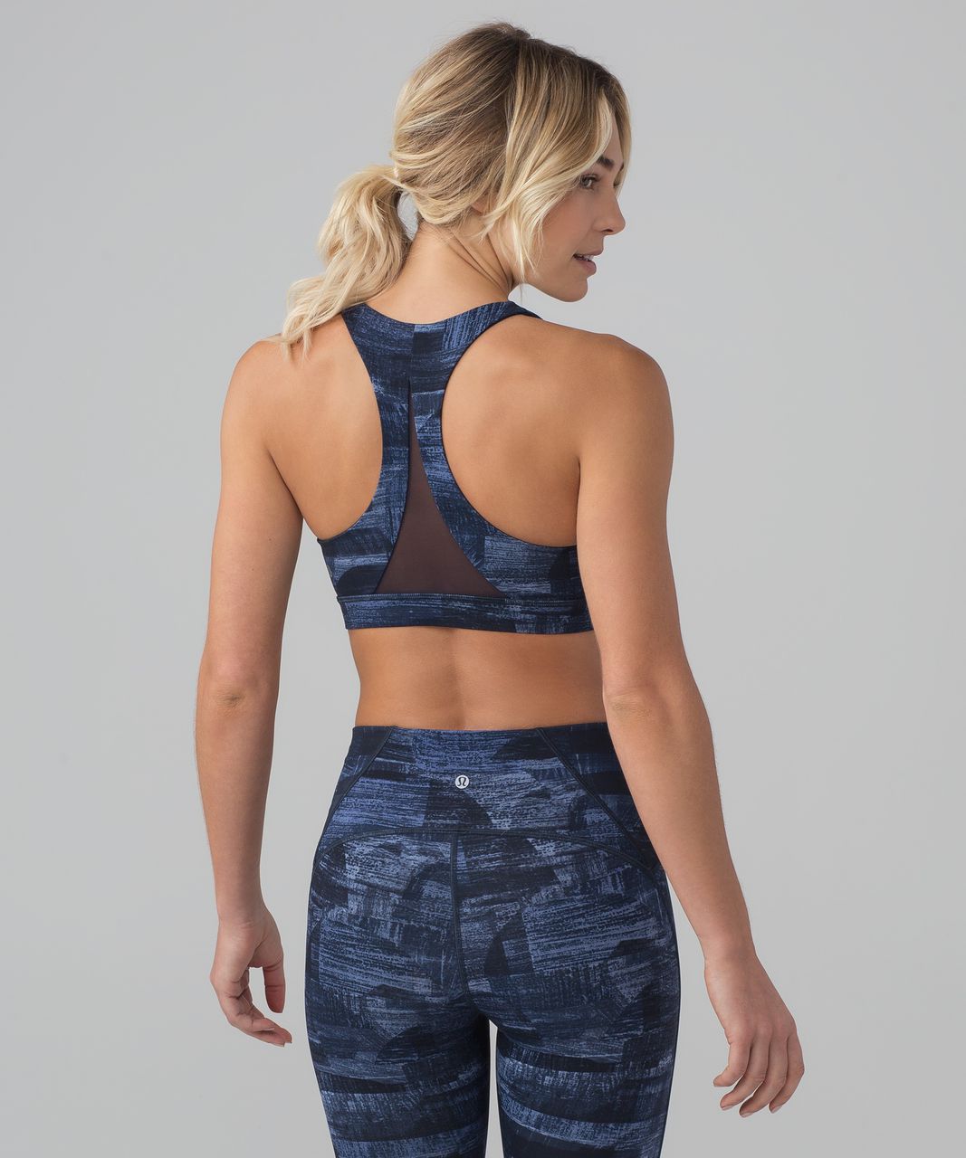 Lululemon Invigorate Bra Long Line Wee Are From Space Nimbus Gray Women's  Size 4