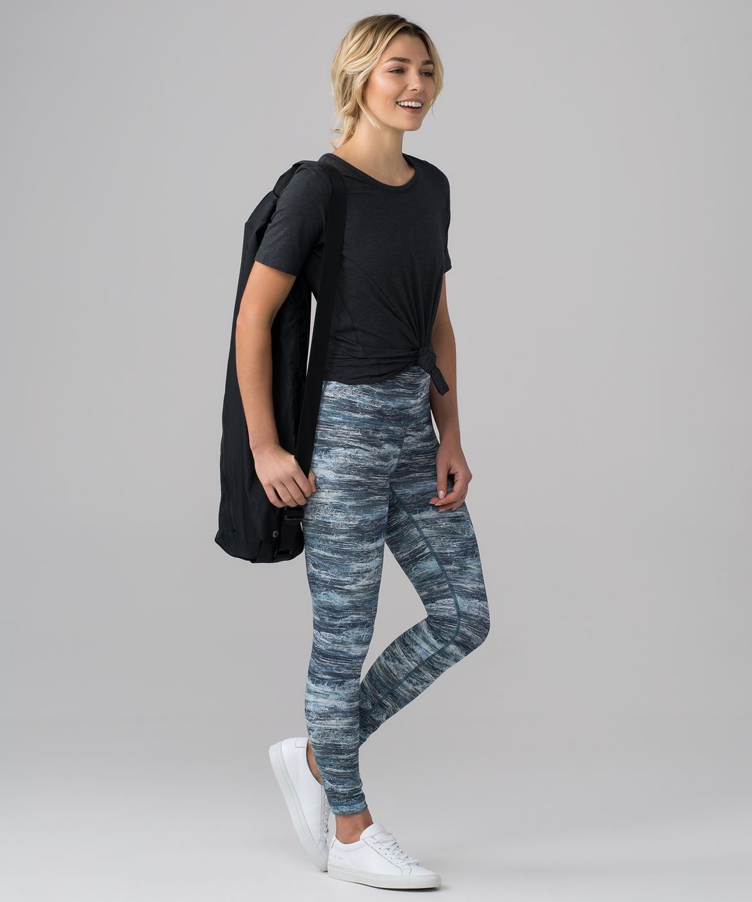 Lululemon Love Tee Crew II - Heathered Black