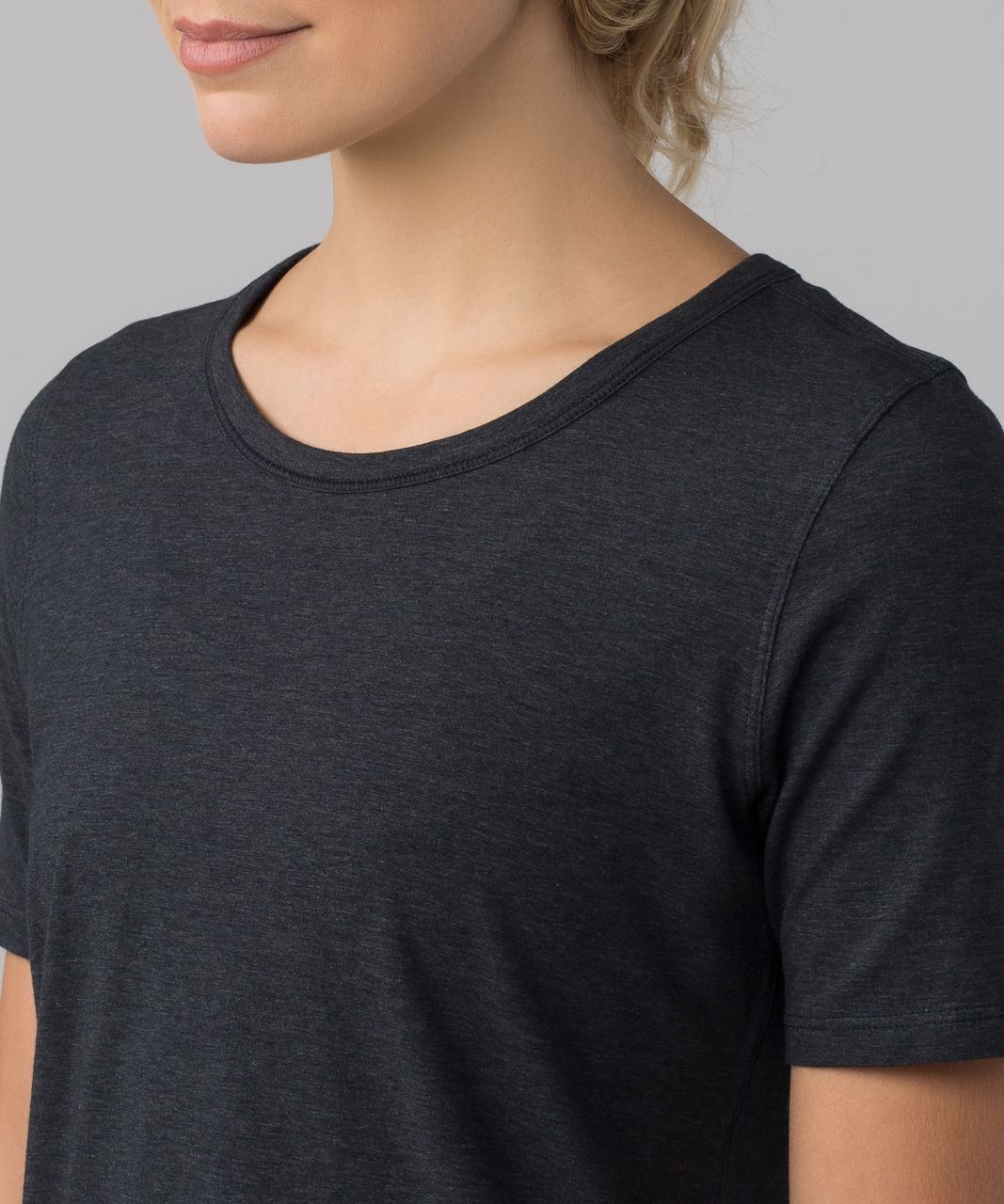 Lululemon Love Tee Crew II - Heathered Black