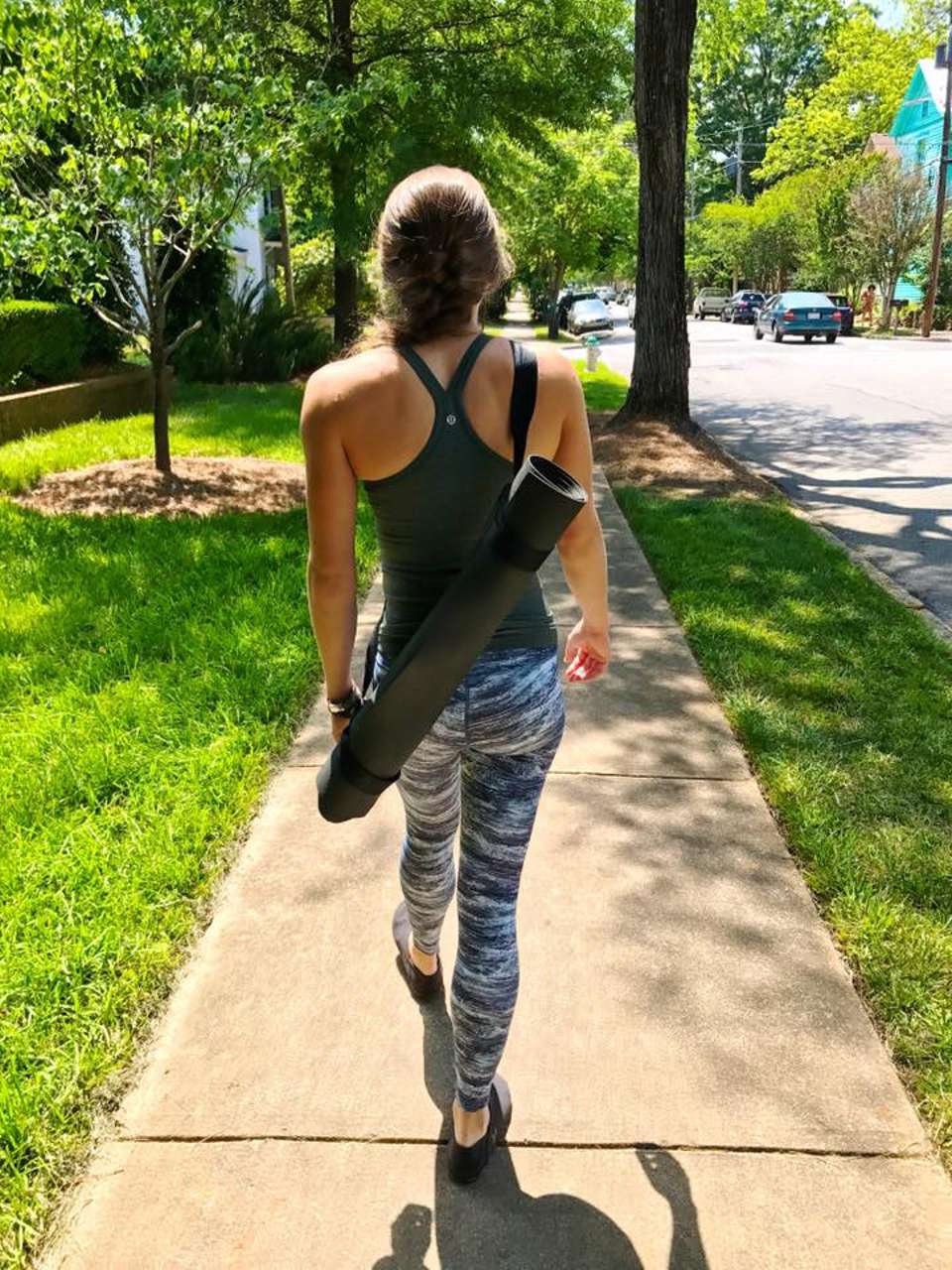 Lululemon Ebb To Street Tank (Light Support For B/C Cup) - Dark Forest