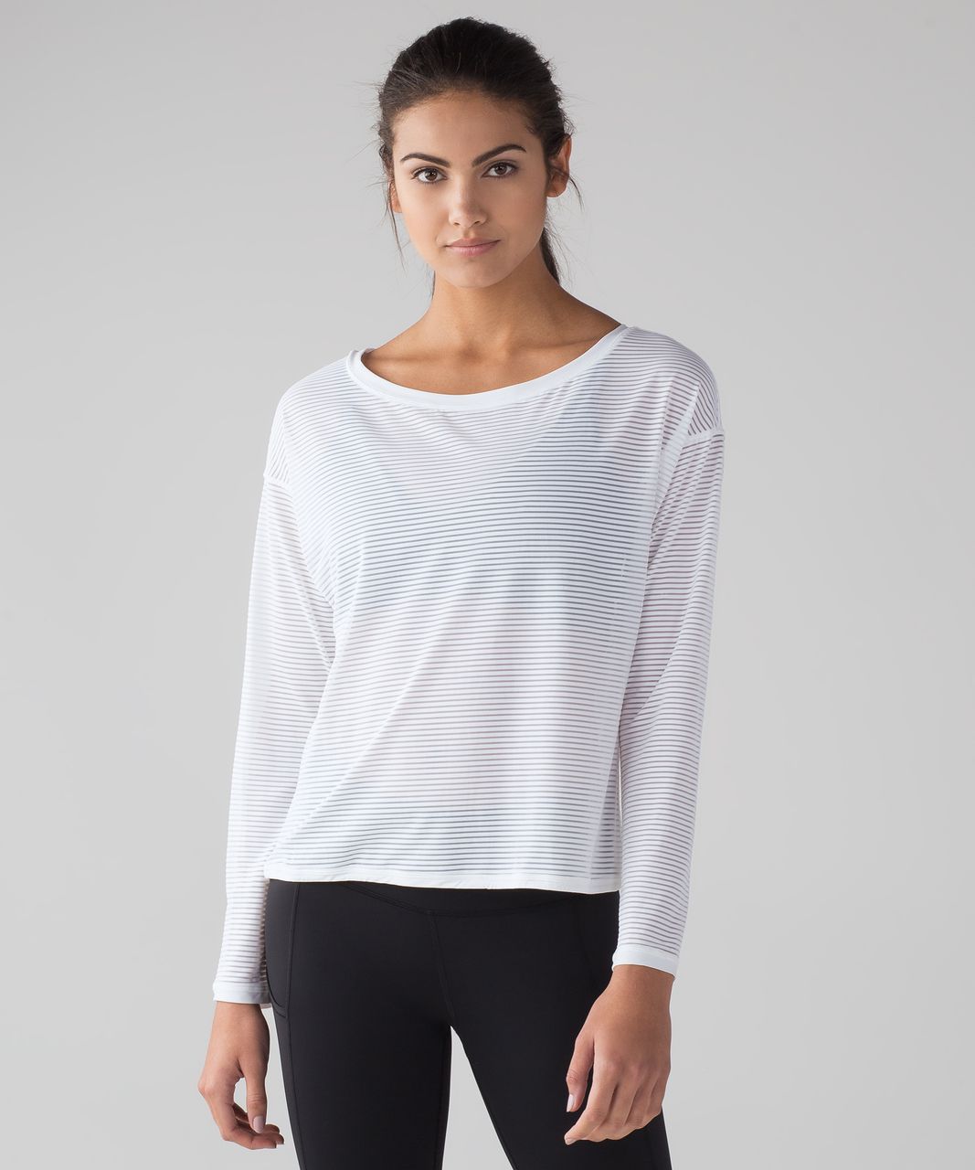 Lululemon Lean In Long Sleeve - White