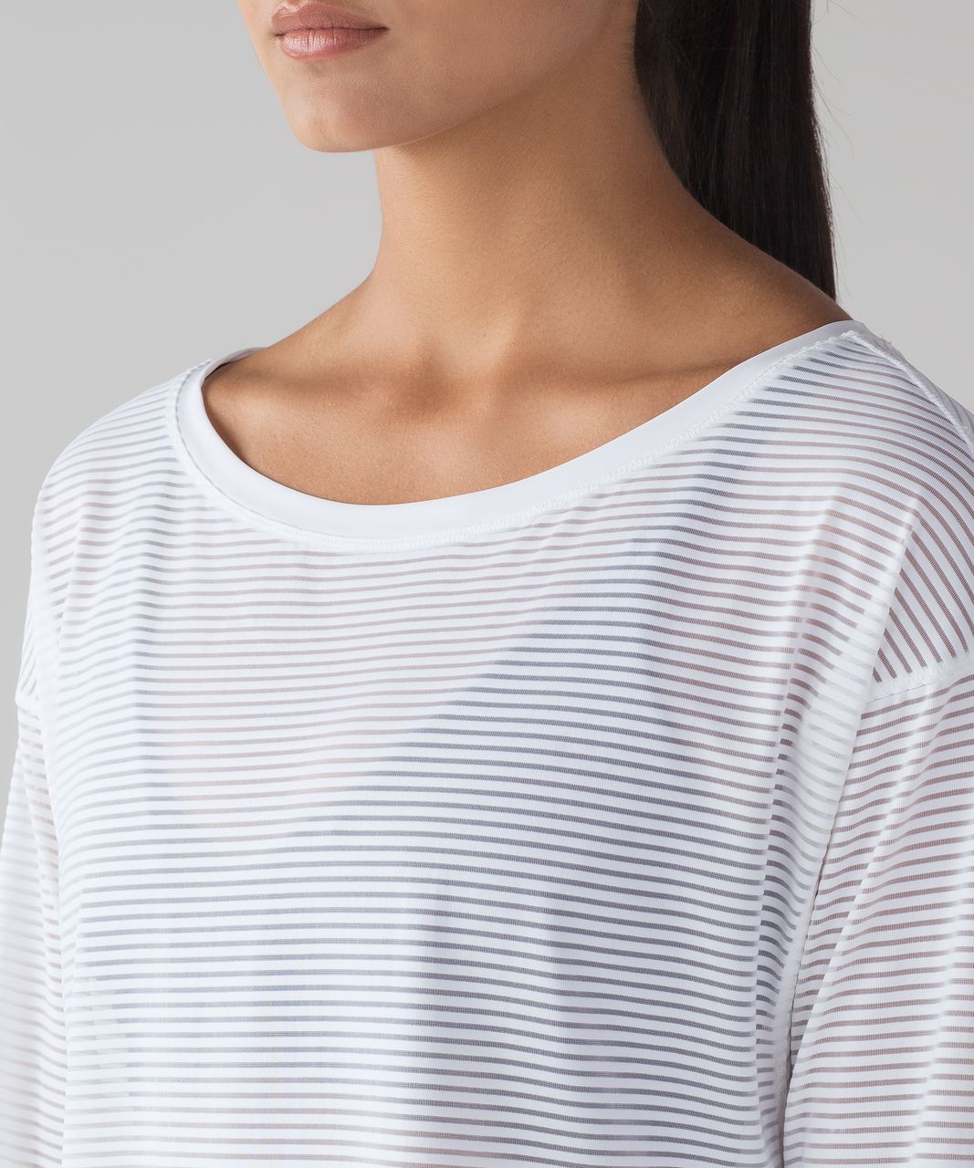 Lululemon Lean In Long Sleeve - White - lulu fanatics