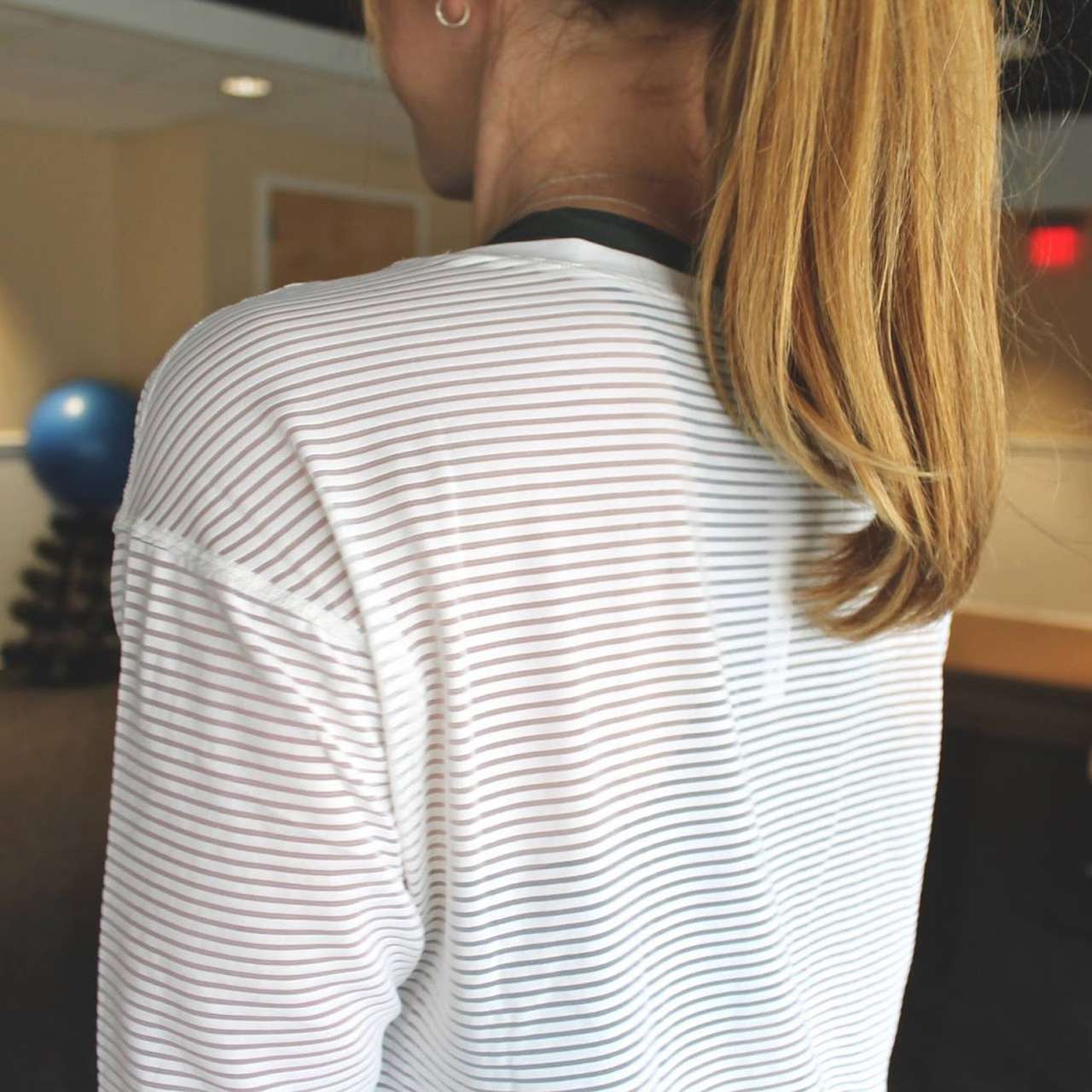 Lululemon Lean In Long Sleeve - White