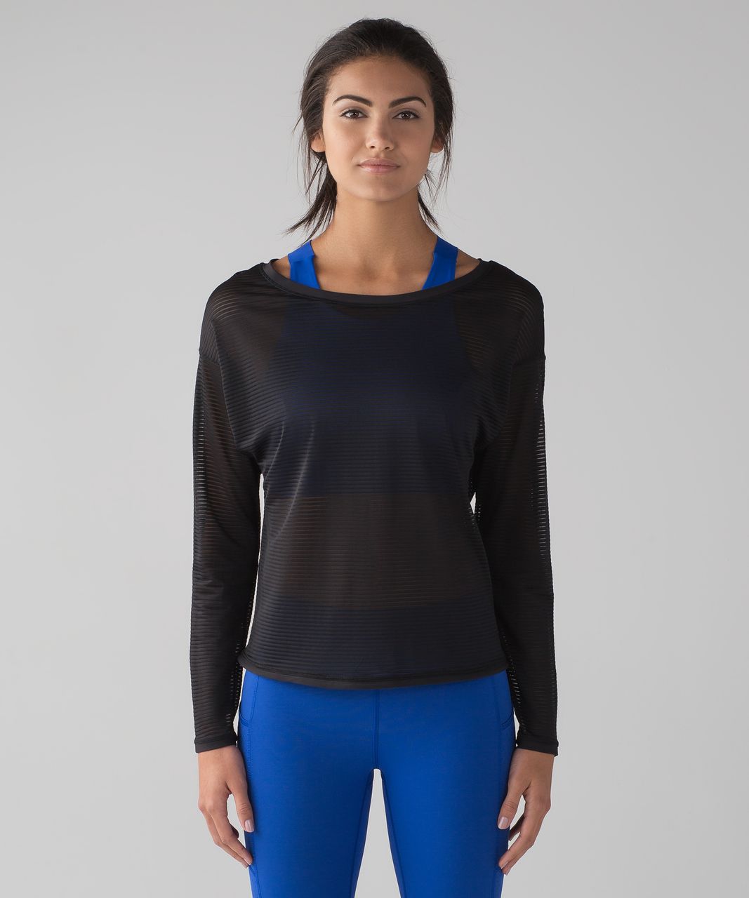 Lululemon Lean In Long Sleeve - Black - lulu fanatics