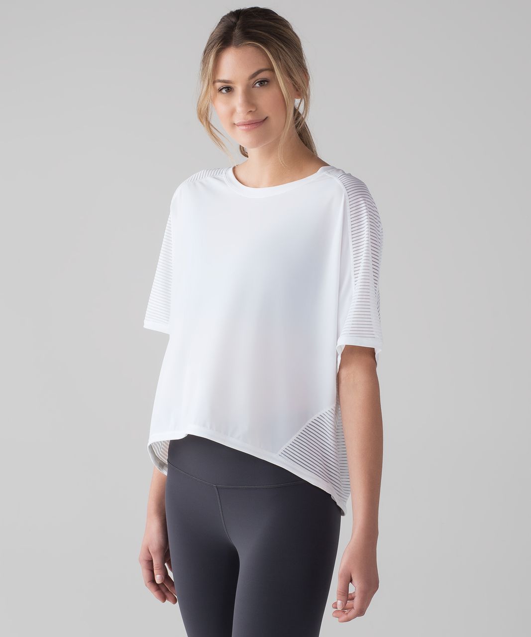 Lululemon Lean In Short Sleeve - White