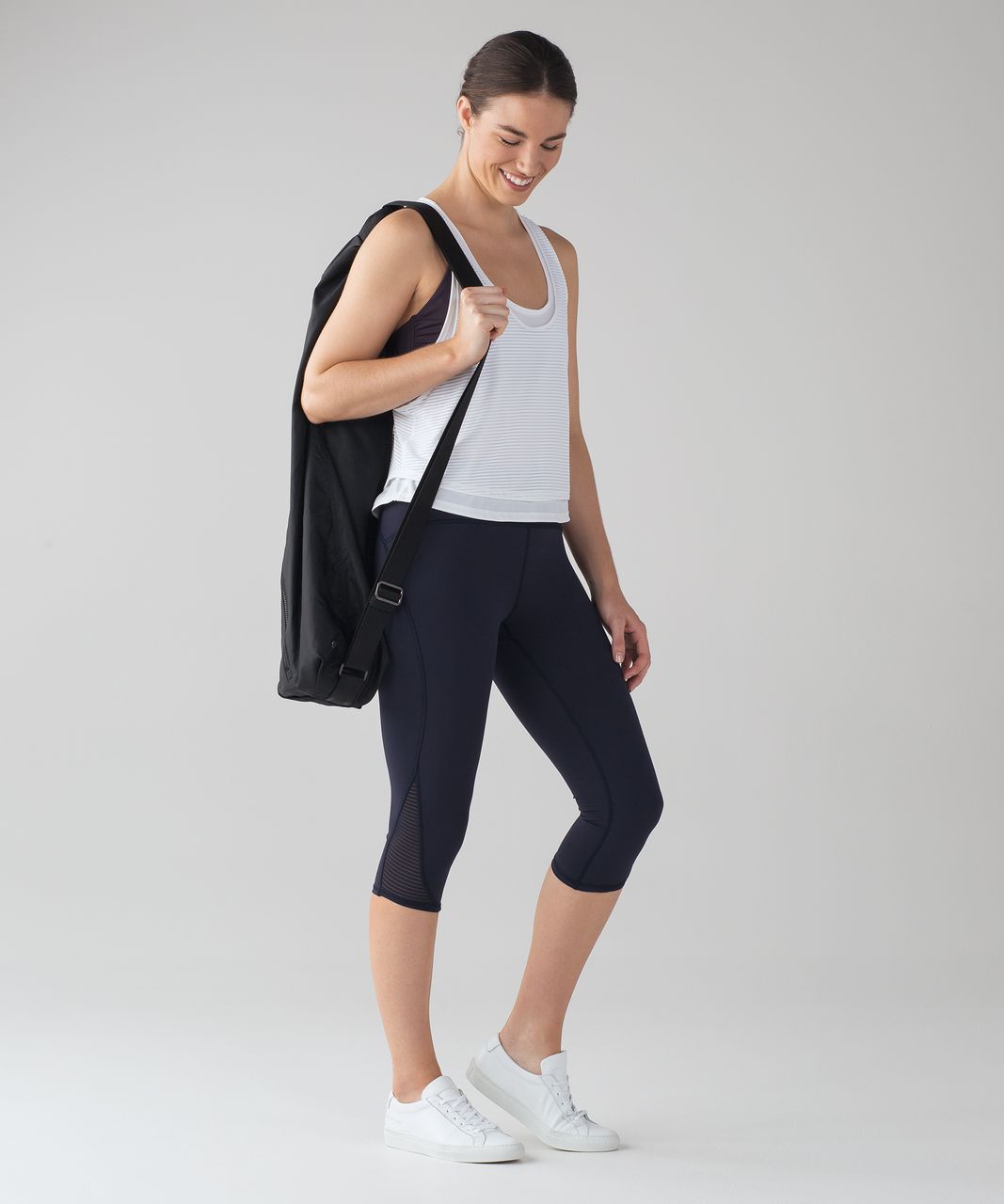 Lululemon Lean In Crop (17") - Midnight Navy