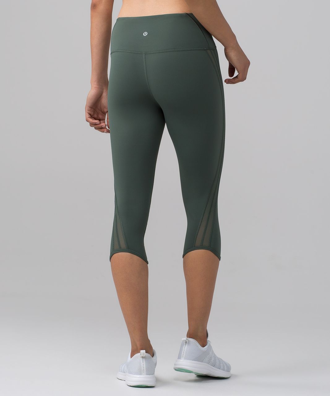 Lululemon Sun Setter Crop (17") - Dark Forest