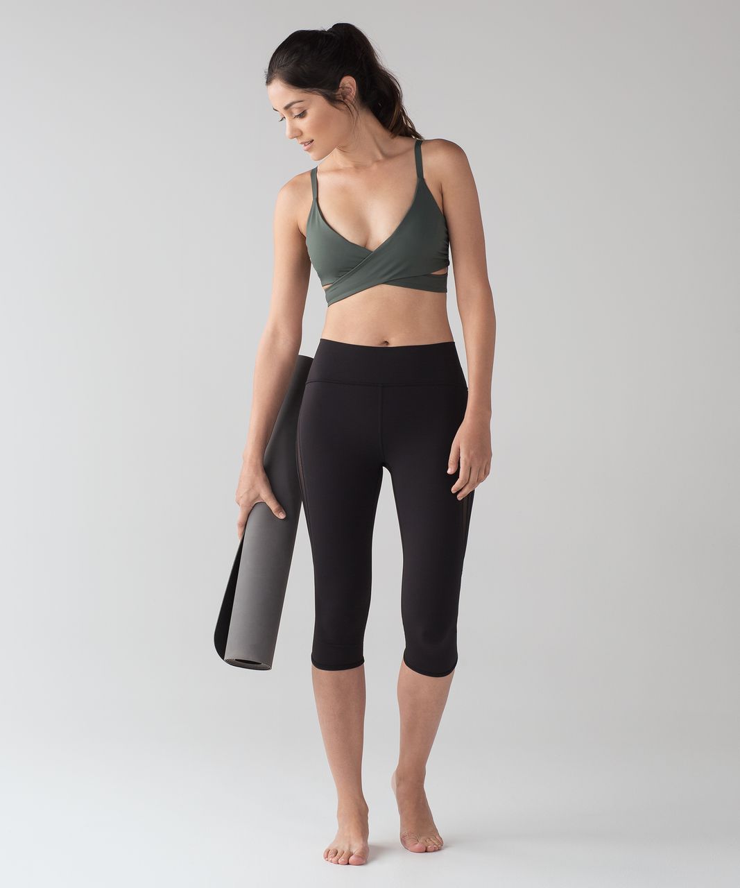 Lululemon Ribbed Nulu Strappy Yoga Bra *Light Support, A/B Cup - Black -  lulu fanatics