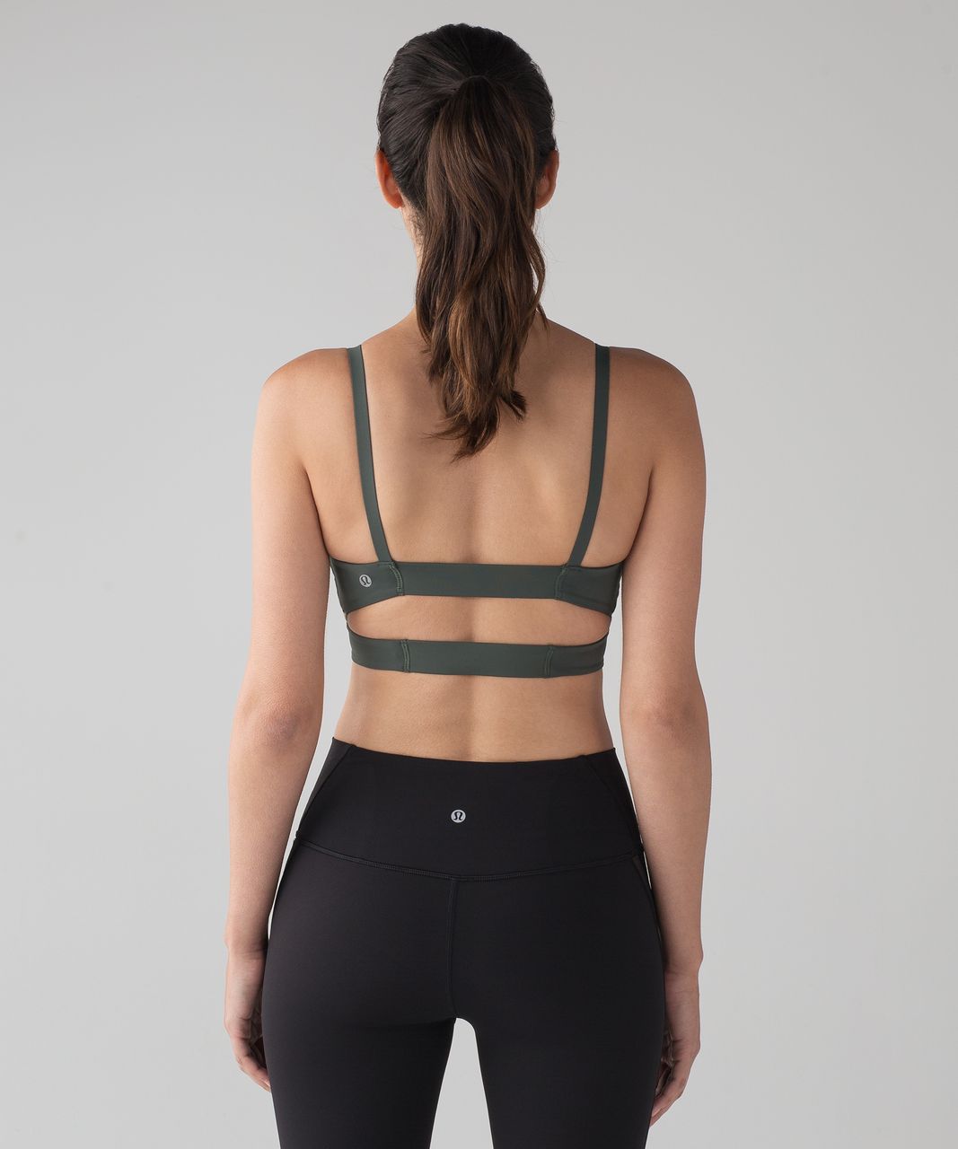 Lululemon Lean In Bra - Dark Forest - lulu fanatics