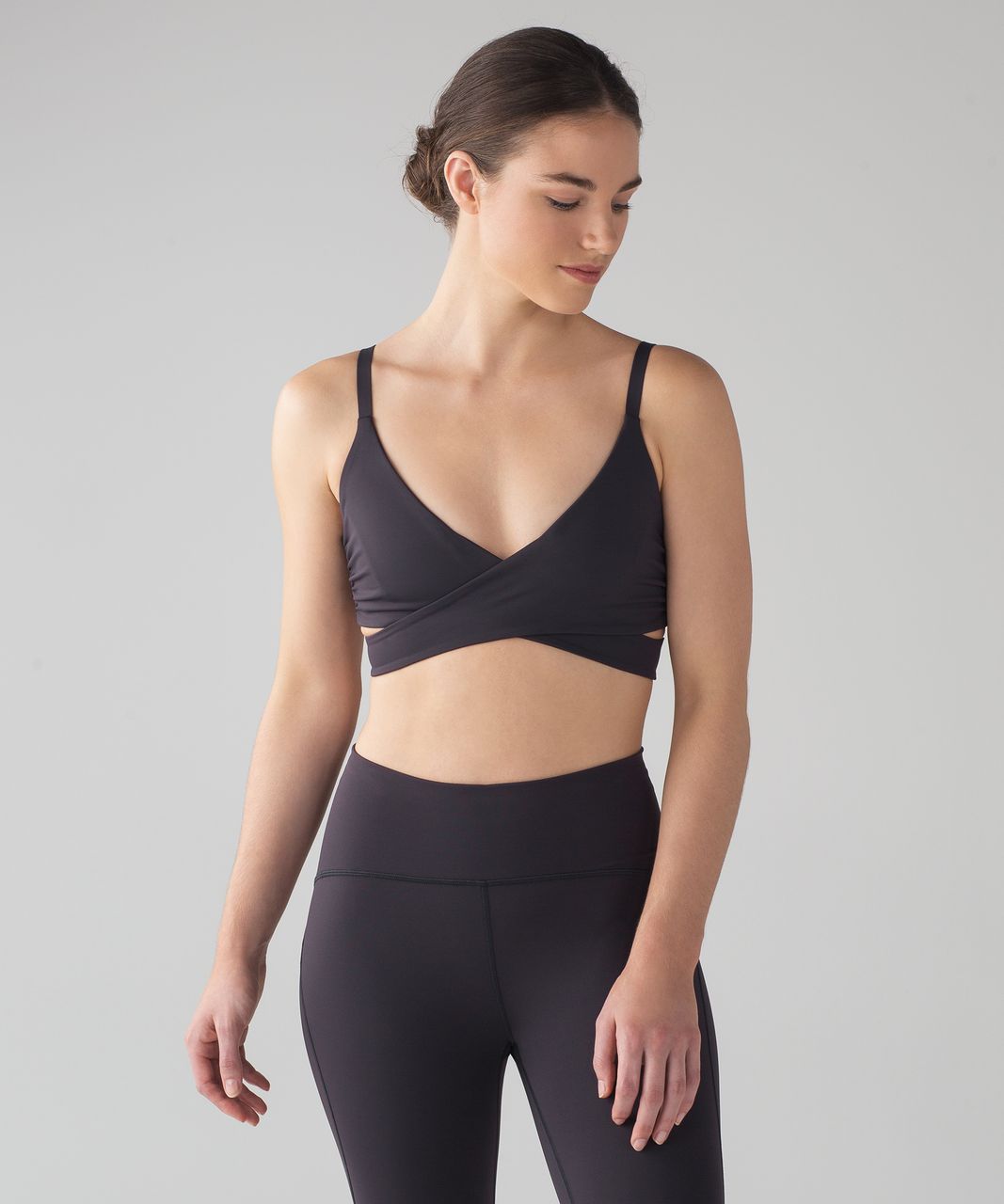 Lean Low Cut Bra - Black