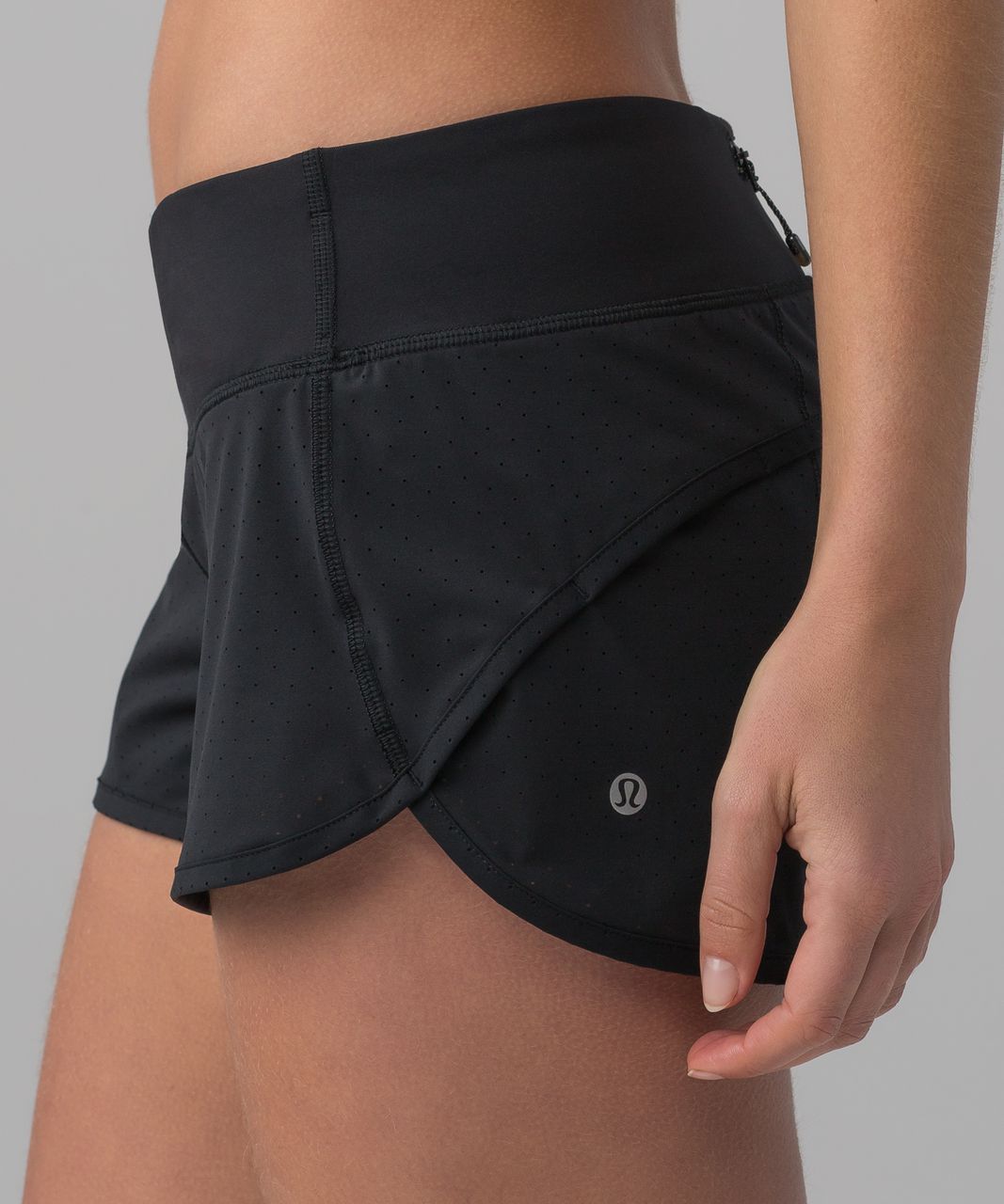 Lululemon Speed Short (Perforated 2.5) - Black - lulu fanatics