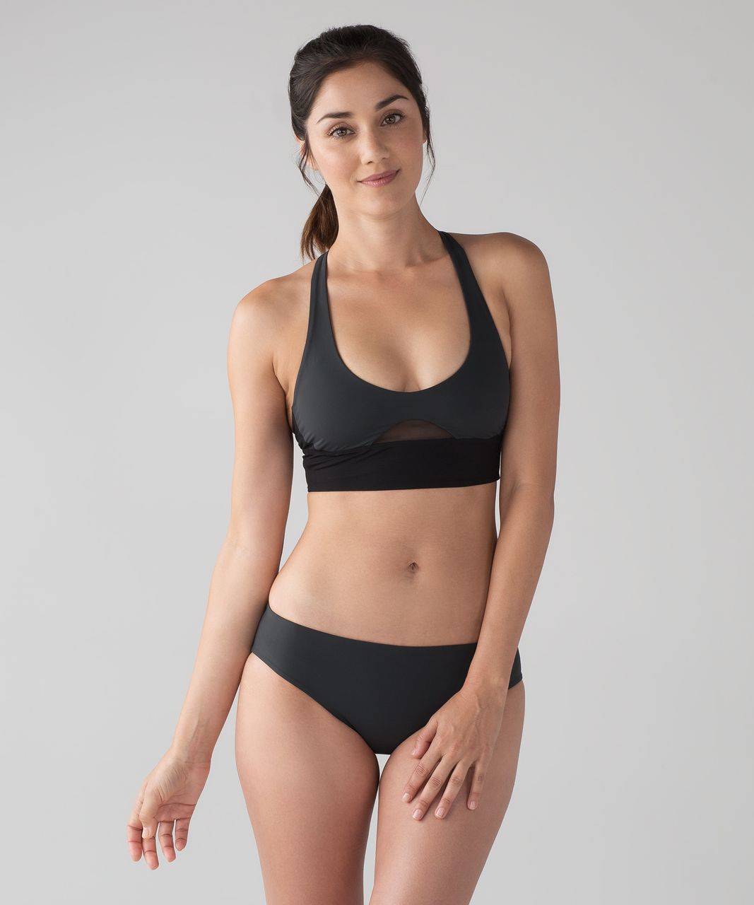 Lululemon Rising Tides Top - Deep Coal / Black