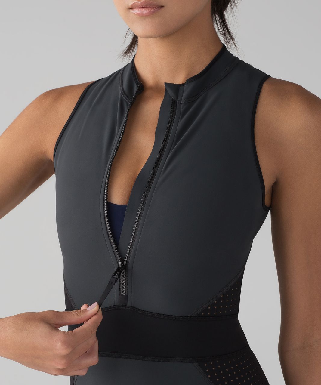 Lululemon Wild Abandon One Piece - Deep Coal / Black