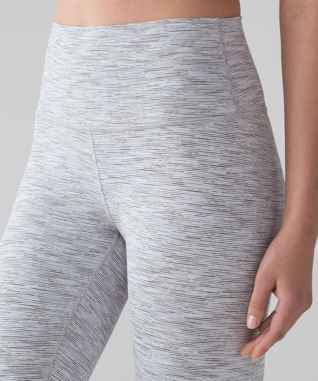 Lululemon Wunder Under Hi-Rise 1/2 Tight (Luxtreme) - Wee Are From Space Ice Grey Alpine White