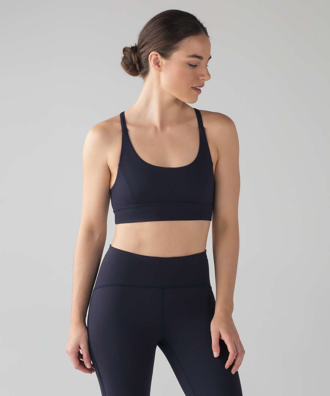 Lululemon Energy High-Neck Longline Ribbed Luxtreme Bra *Medium Support,  B–D Cups - Brier Rose - lulu fanatics