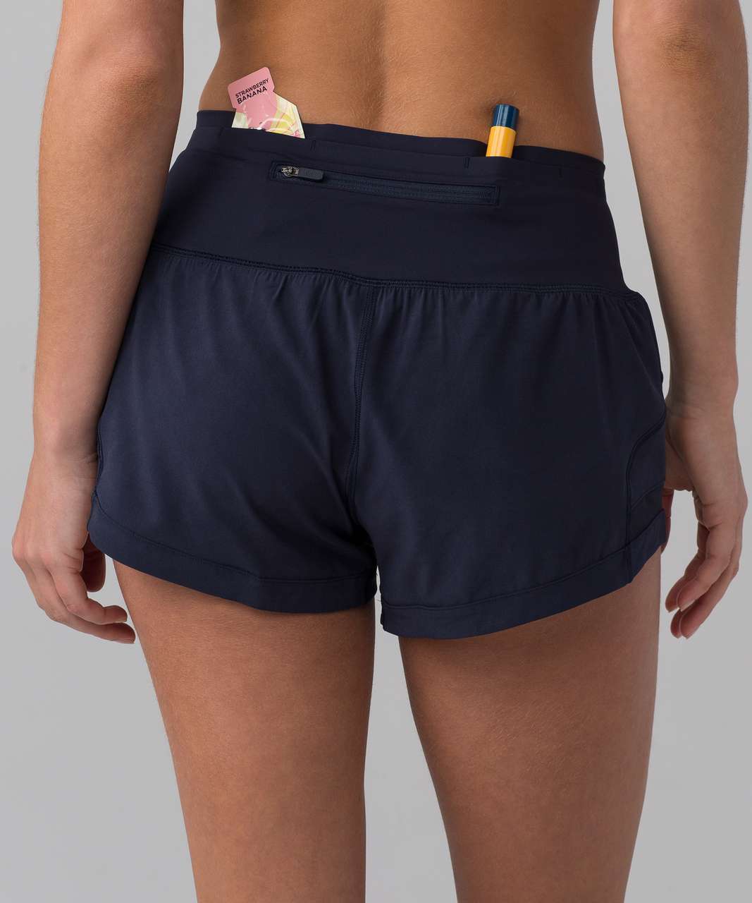 Lululemon Pace Perfect Short (3) - Midnight Navy - lulu fanatics