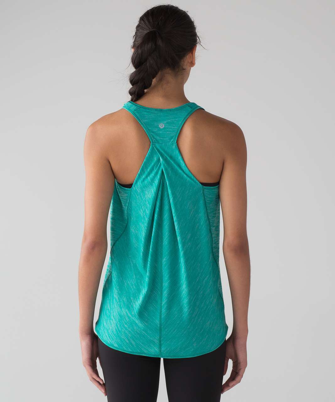 Lululemon Essential Tank - Heathered Viridian Green