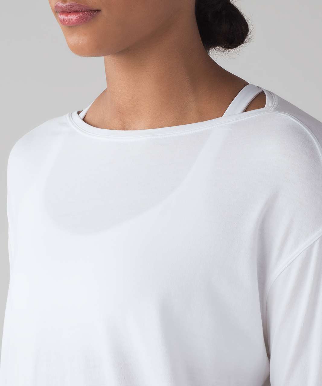 Lululemon Back In Action Long Sleeve - White (First Release) - lulu ...