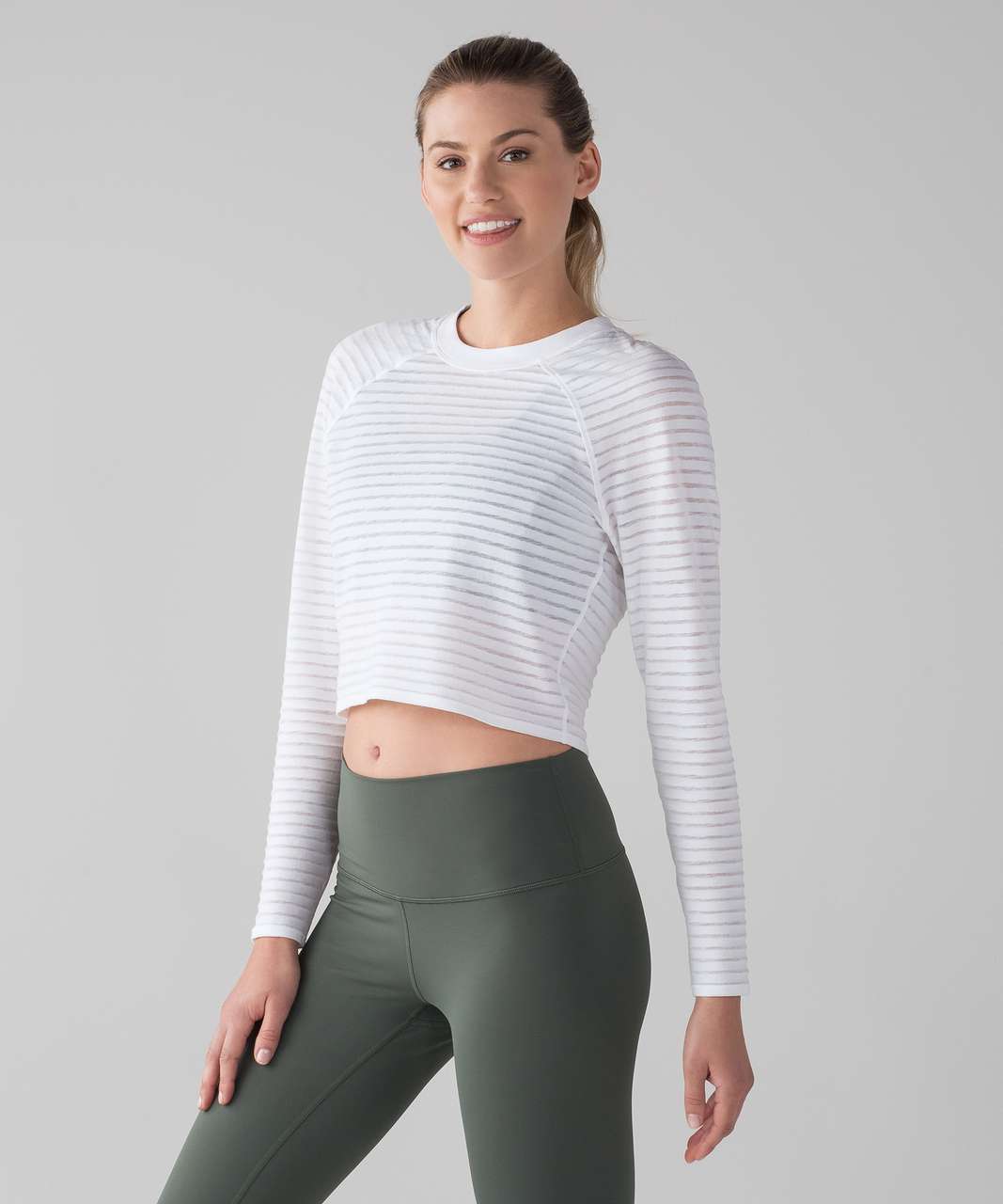 Lululemon Uncovered Long Sleeve - White