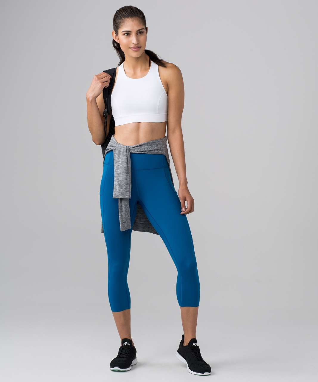 Lululemon Fast & Free Crop II *Nulux 19" - Whirlpool