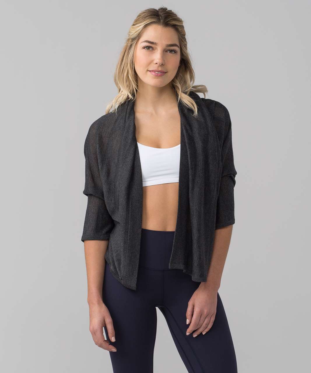 Lululemon Summer Solstice Wrap - Heathered Black