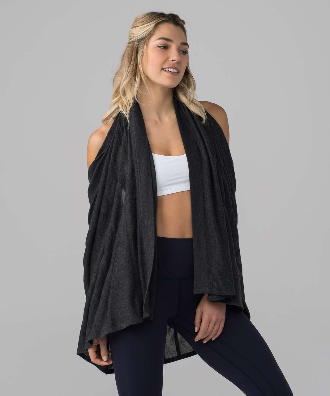 Lululemon Summer Solstice Wrap - Heathered Black