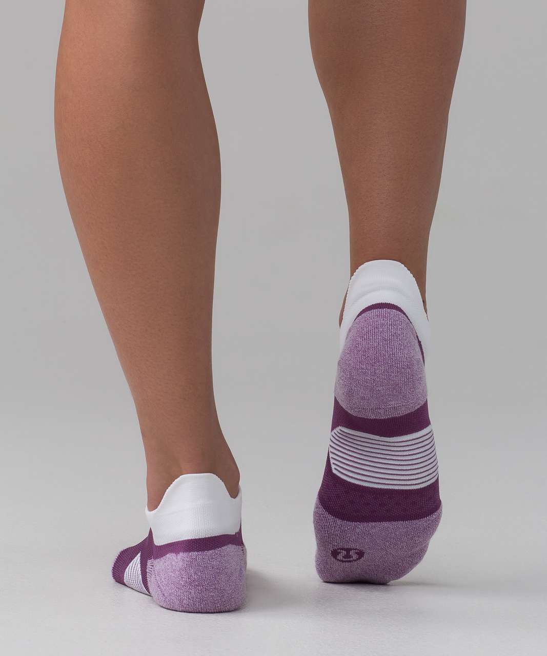 Lululemon Speed Sock *Silver - Prince Purple / Dark Mystic