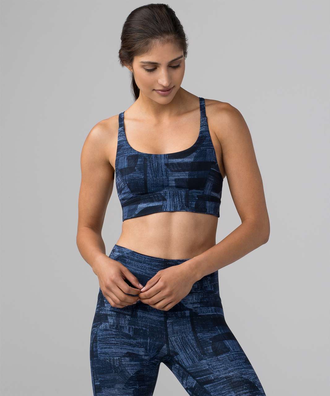 Lululemon Train Times Bra - Transition Multi Midnight Navy / Midnight Navy