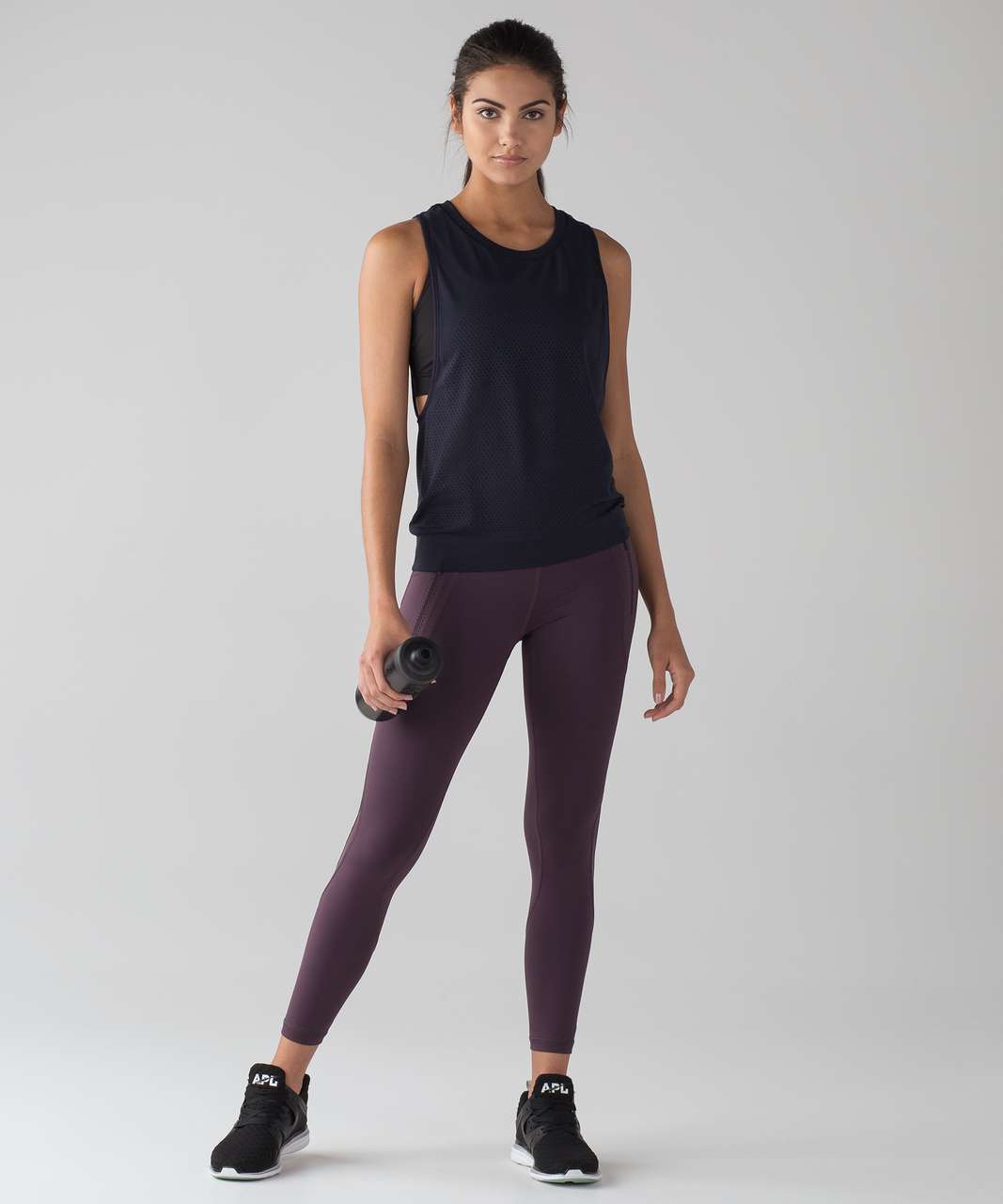 Lululemon Breeze By Muscle Tank II - Midnight Navy / Midnight Navy