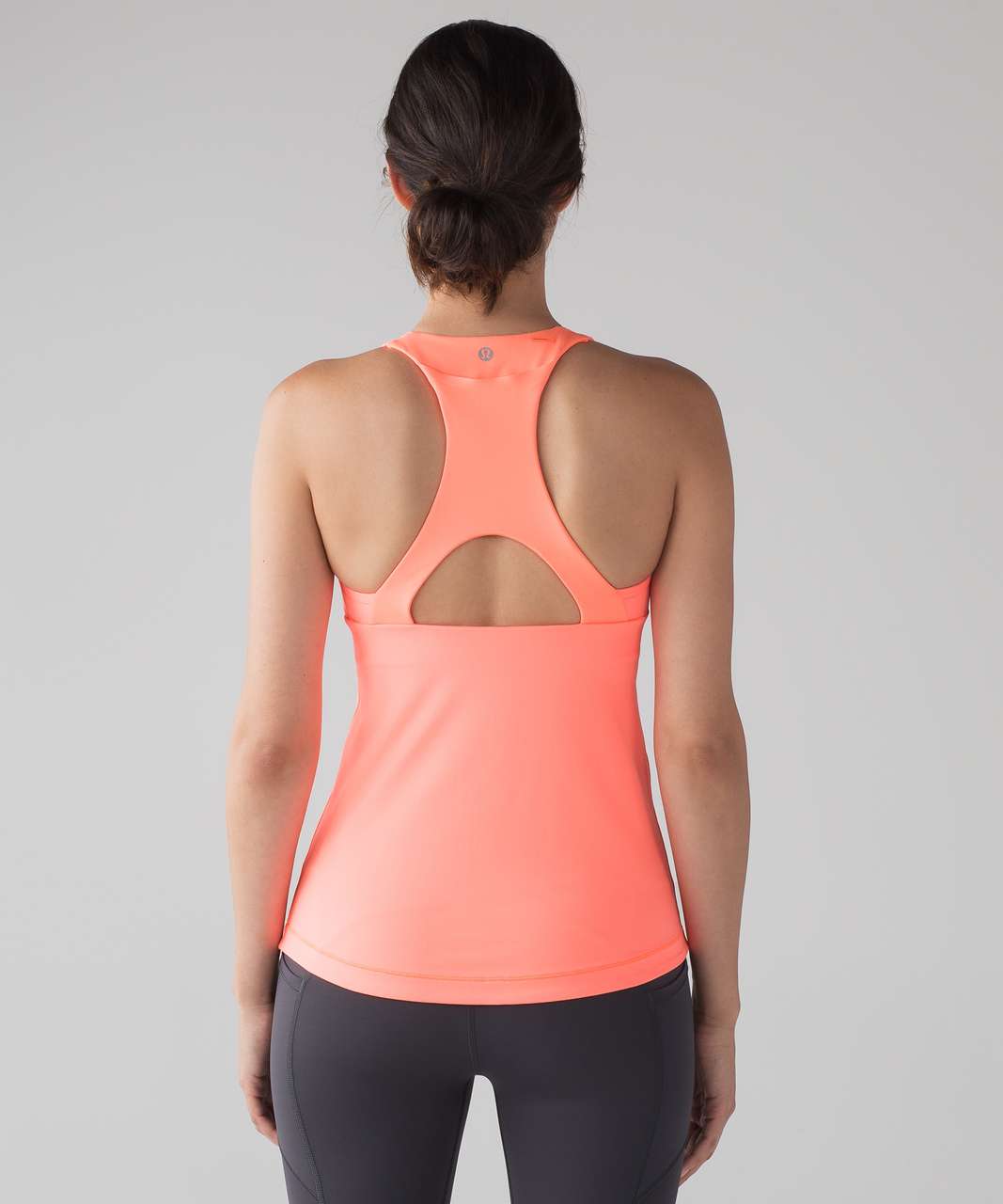 Lululemon Pink Orange Tank - Built in bra - 4