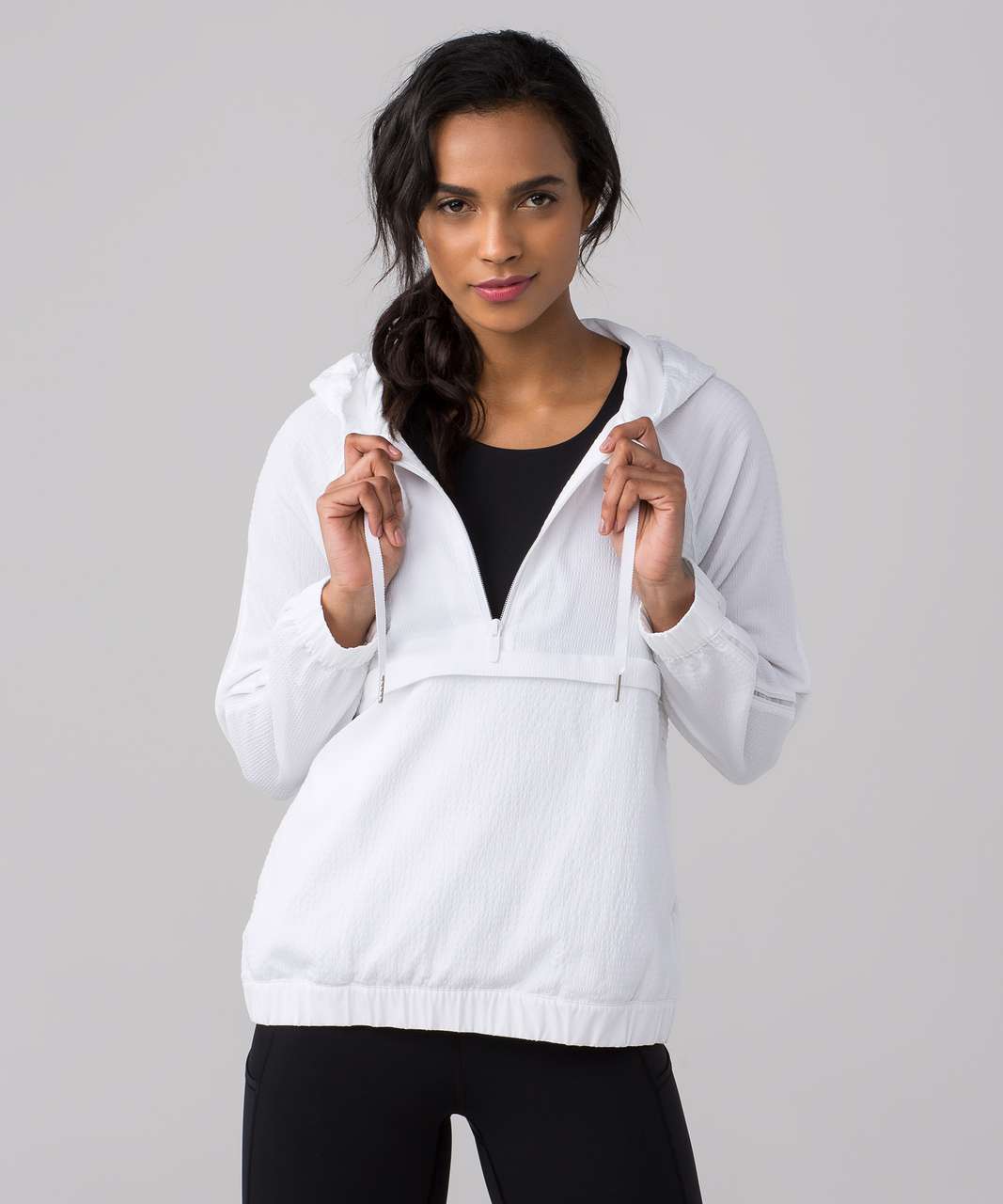 Lululemon Pack Light 1/2 Zip Pullover - White (First Release) - lulu ...