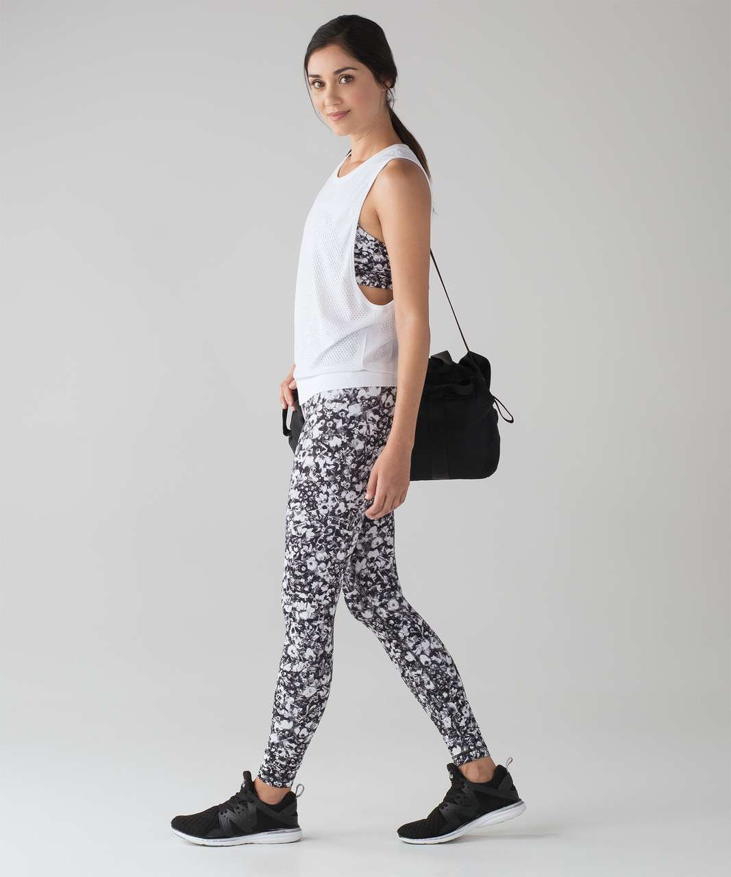 Lululemon Wunder Under Hi-Rise Tight (Full-On Luxtreme 28") - Mash Up White Black