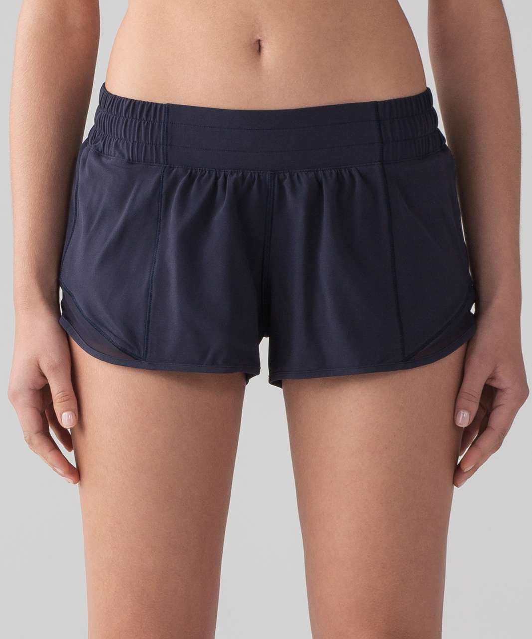 navy blue lululemon shorts