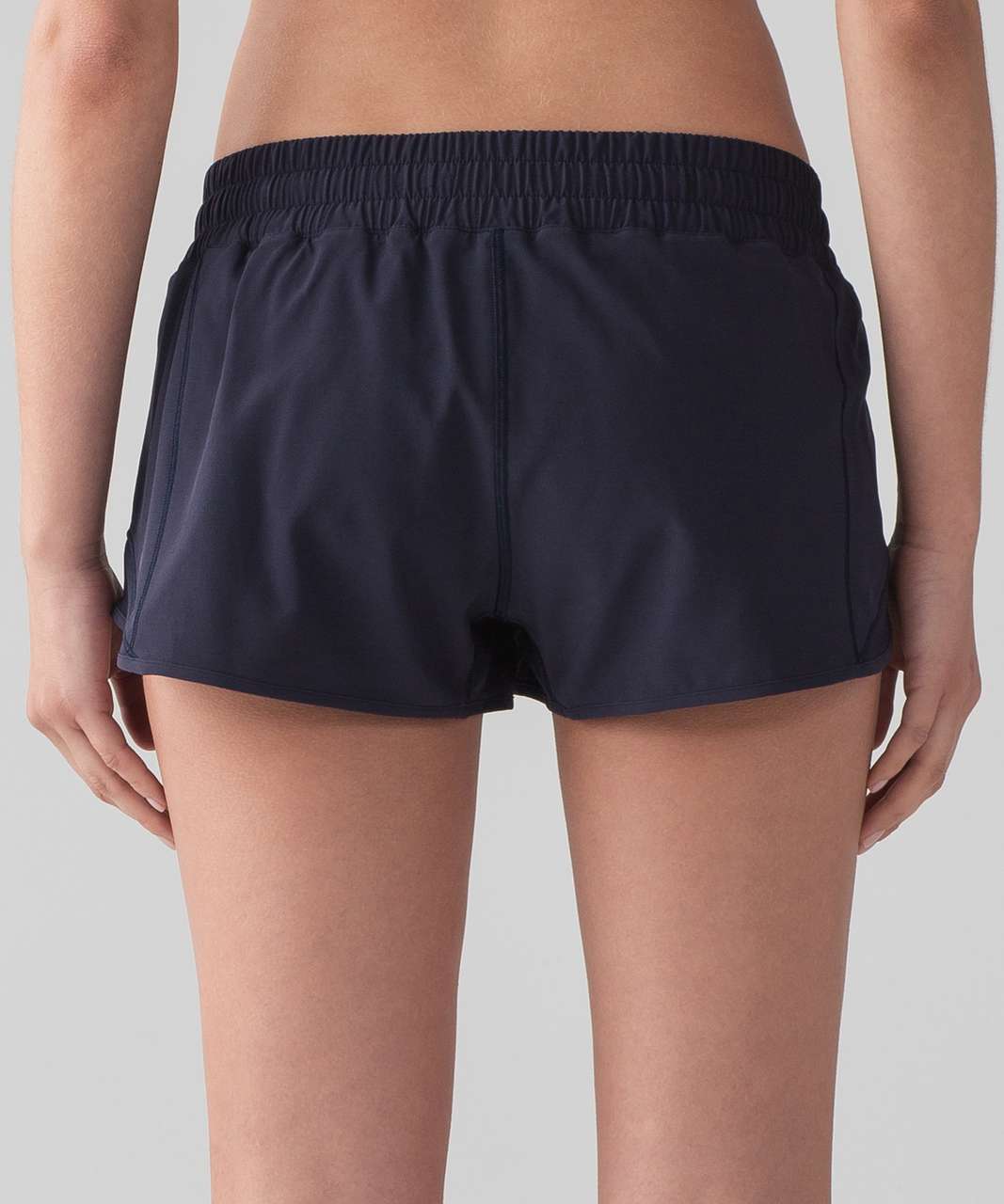 Lululemon Hotty Hot Short II *2.5 - Hype Stripe Raceway Grey White /  Raceway Grey - lulu fanatics