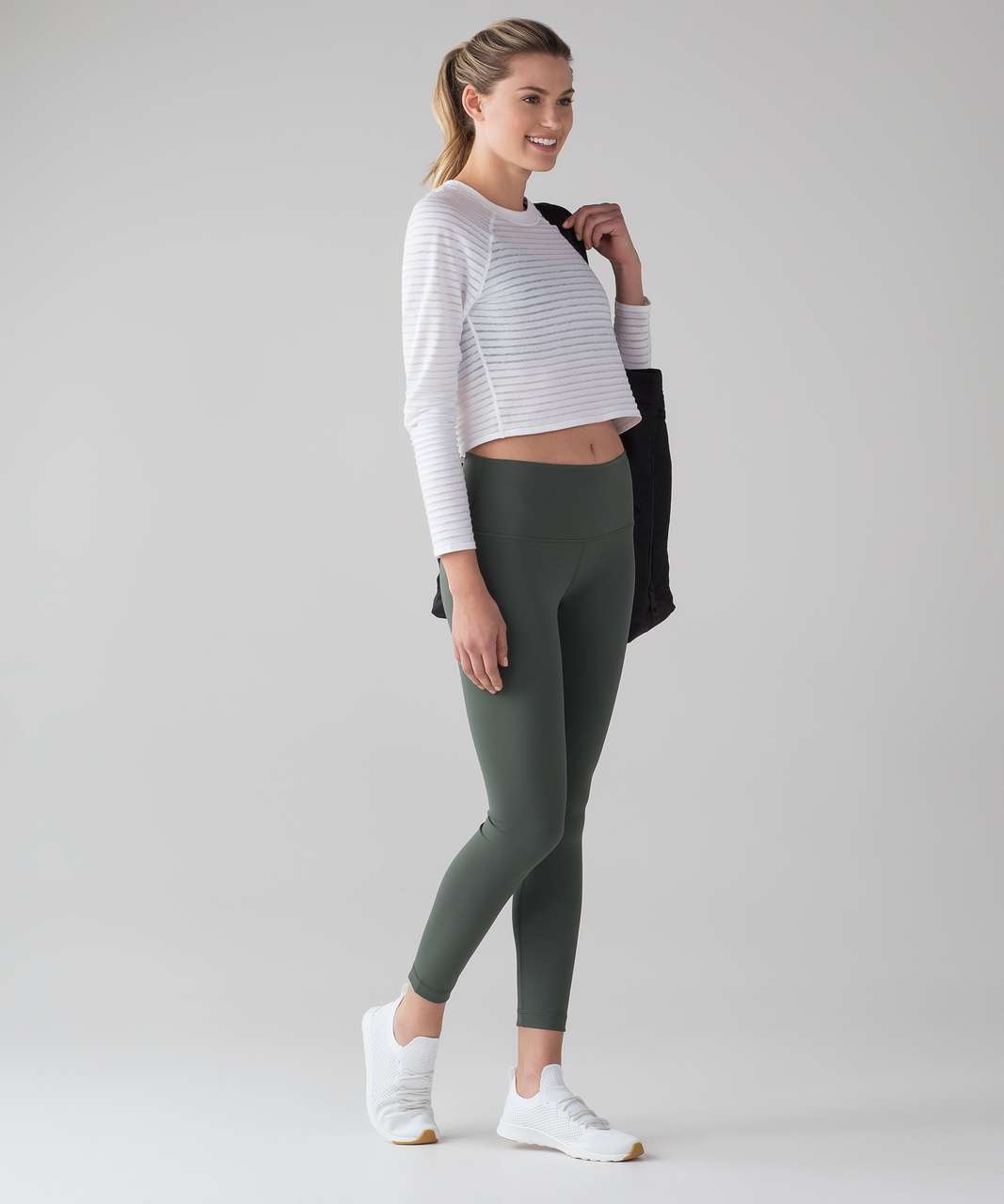 EUC RARE Lululemon Leggings Dark Forest Green Everlux… - Gem