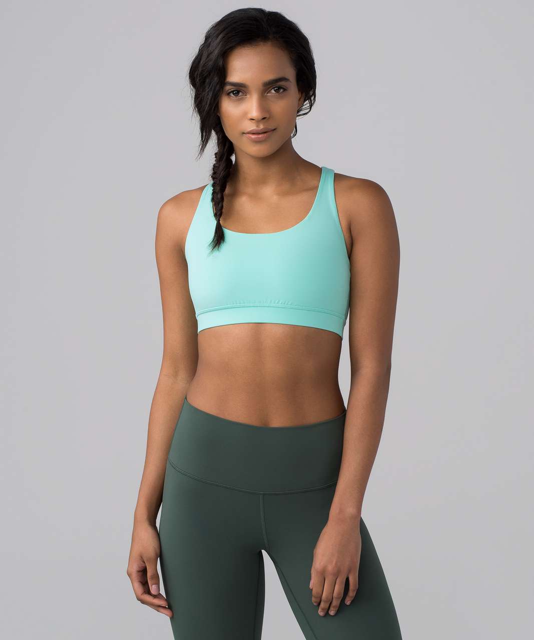 Lululemon Energy Longline Bra *Medium Support, B–D Cups - Kelly Green -  lulu fanatics