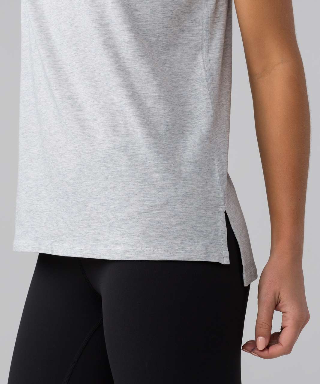 Lululemon Love Sleeveless Tank (This Is Yoga) - Heathered Vapor