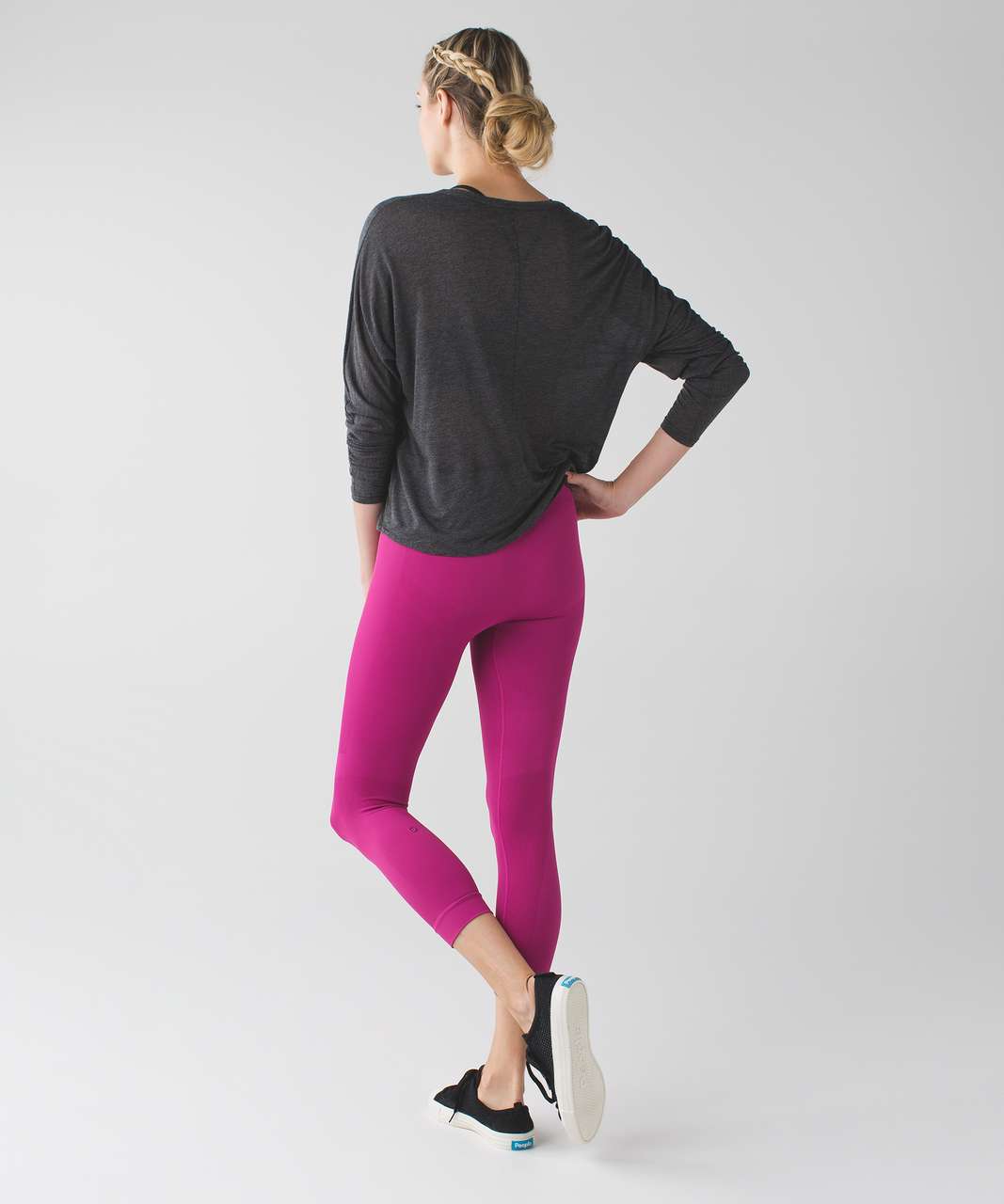 Lululemon Zone In Crop (21) - Berry Rumble - lulu fanatics